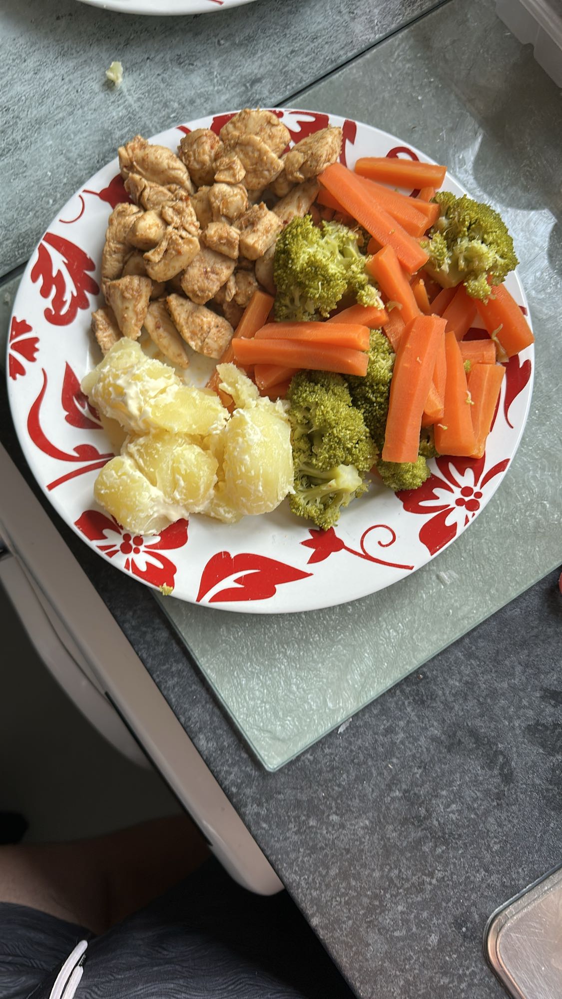 Chicken Veggie Plate