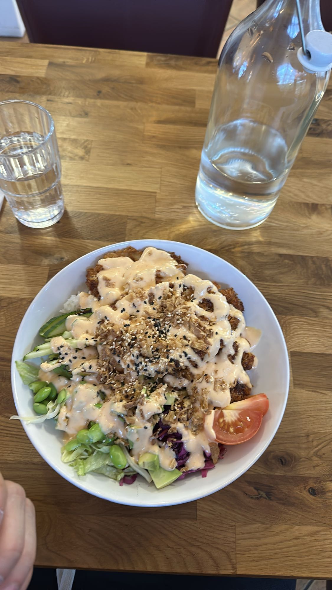 Krispig kycklingbowl