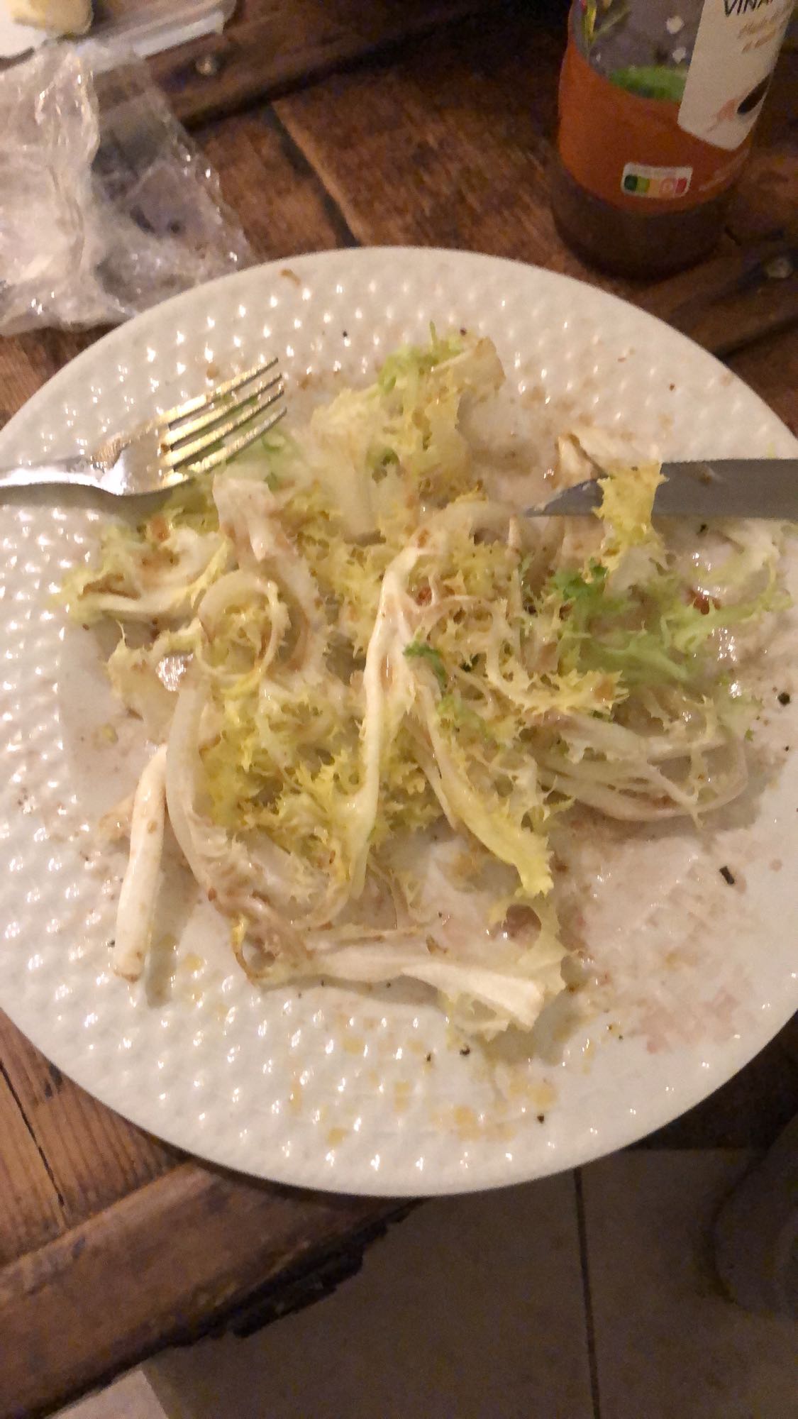 Salade frisée simple