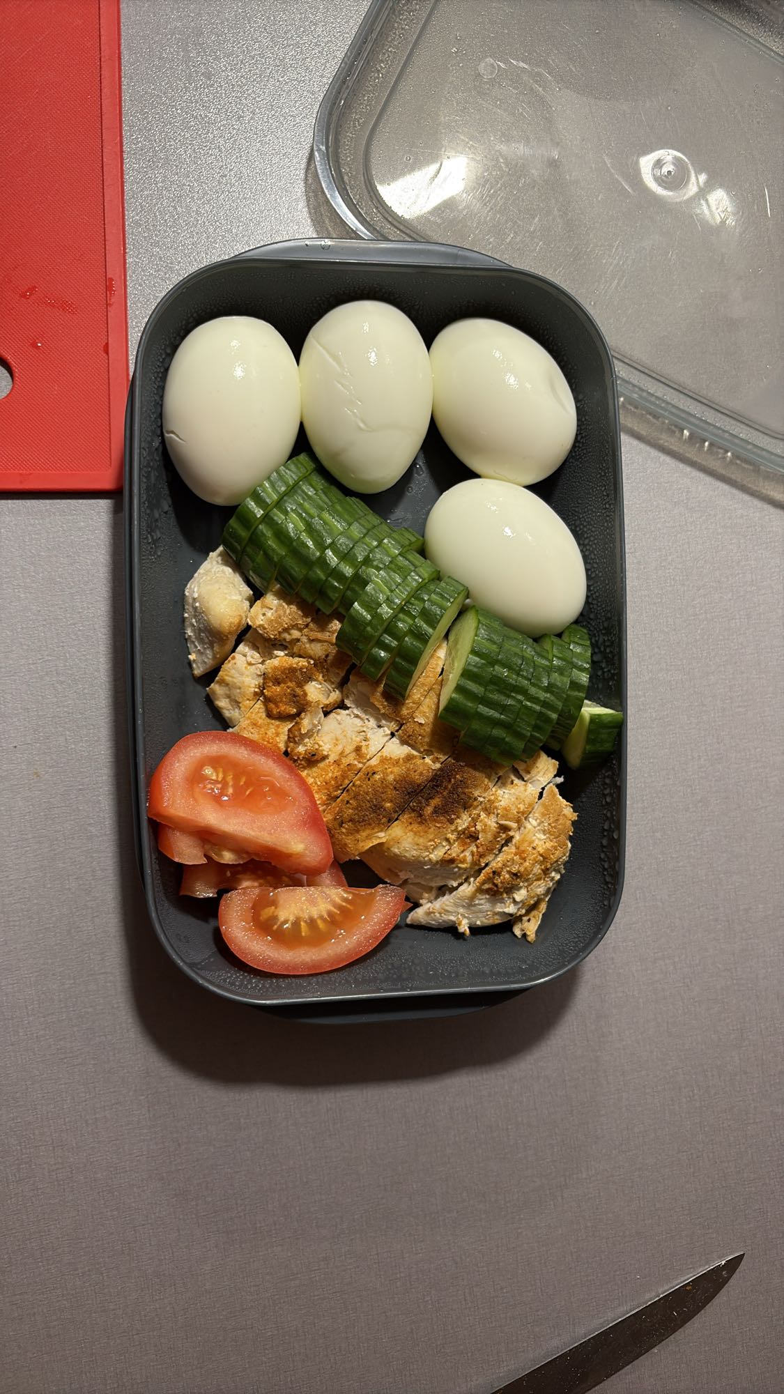 Ägg och kycklinglåda