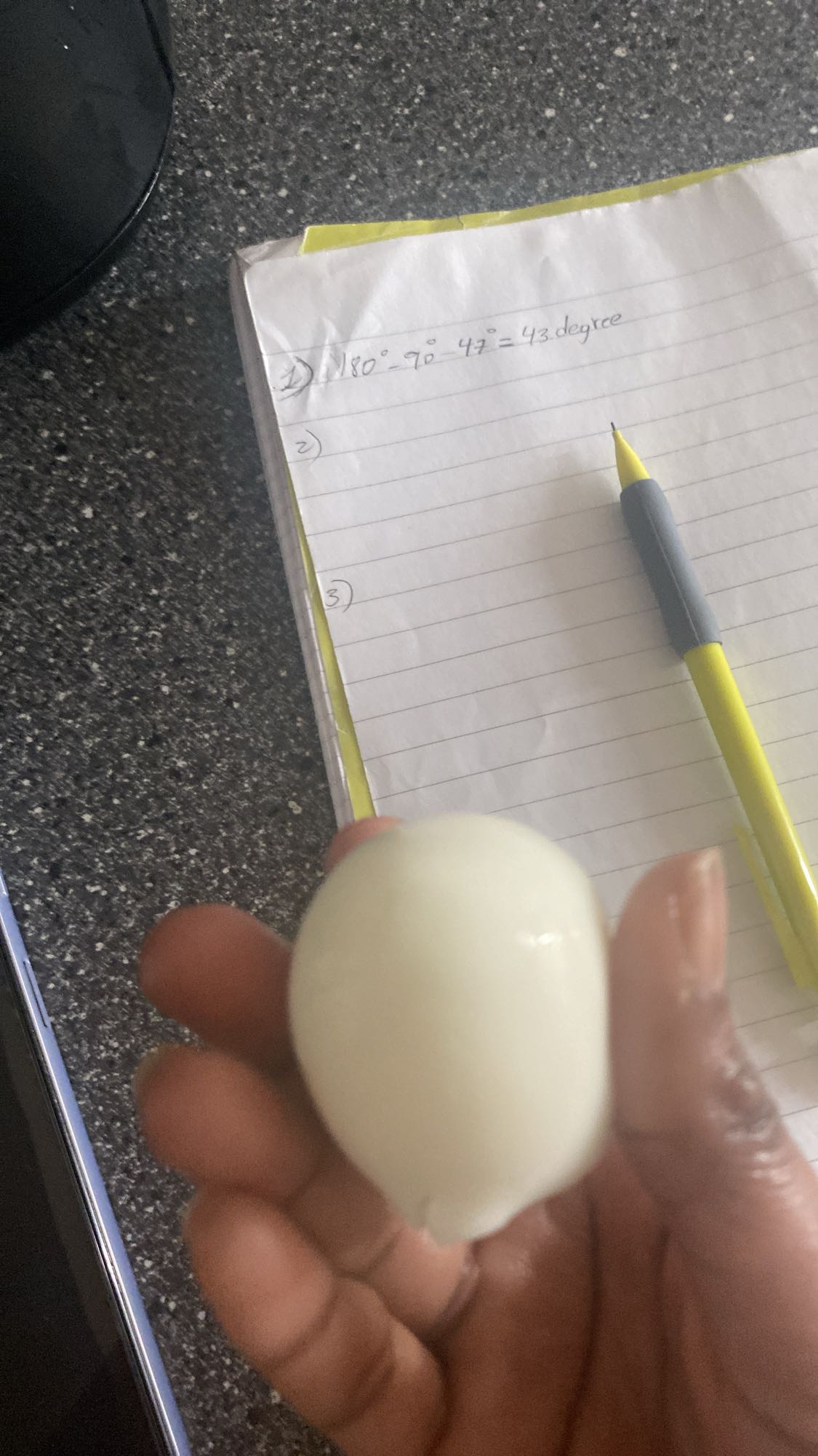 Boiled Egg and Green Tea