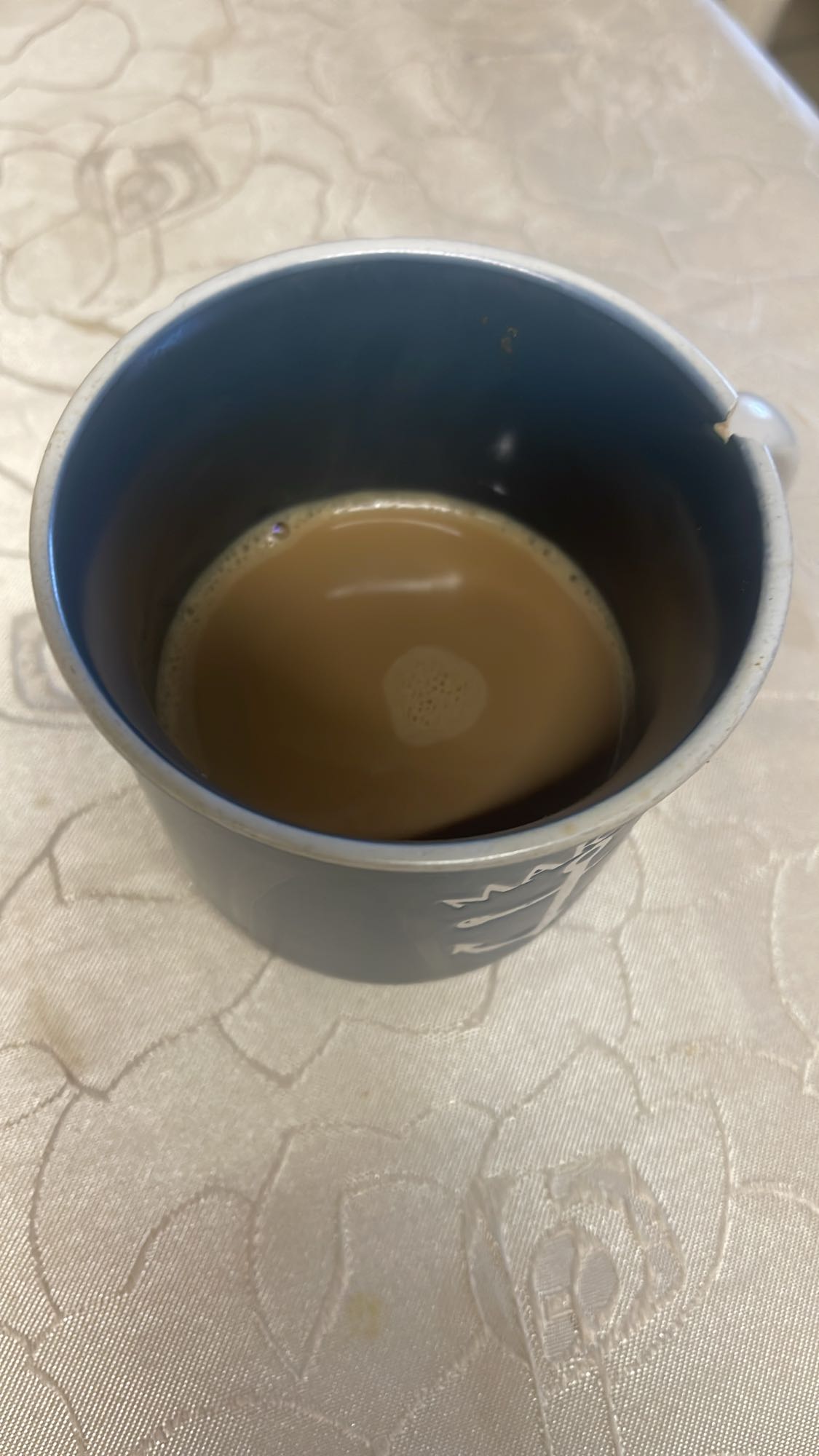 Taza de café con leche