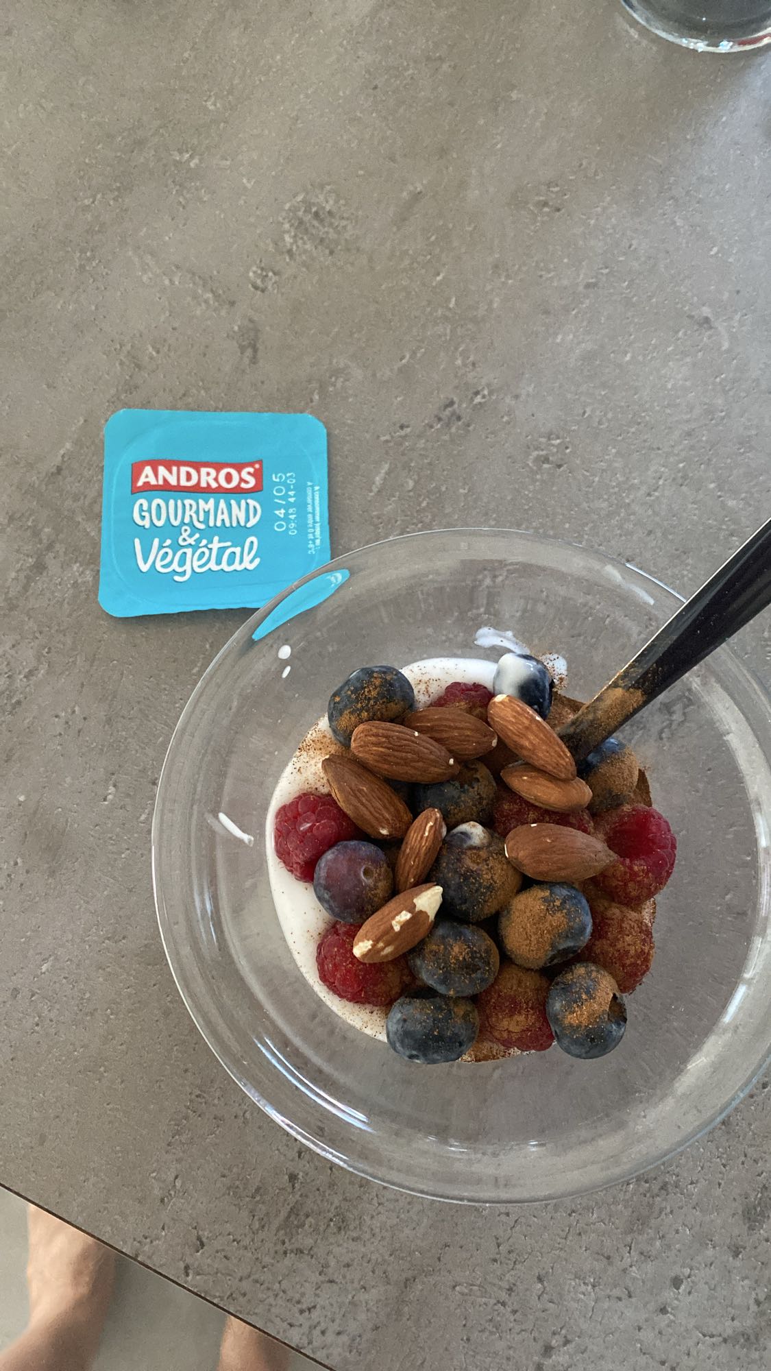 Yaourt végétal aux fruits