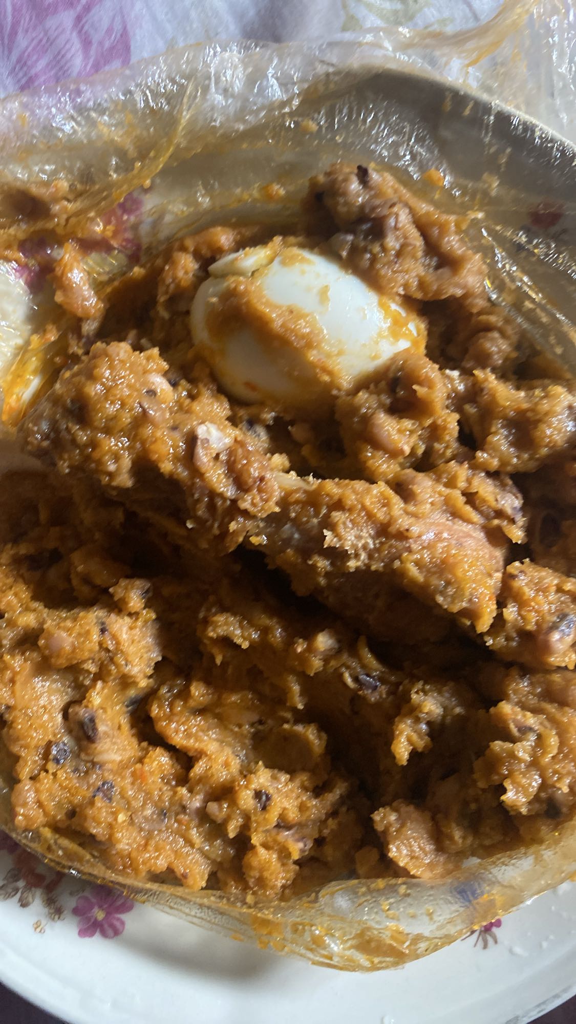 Spicy Egg & Chicken Mix