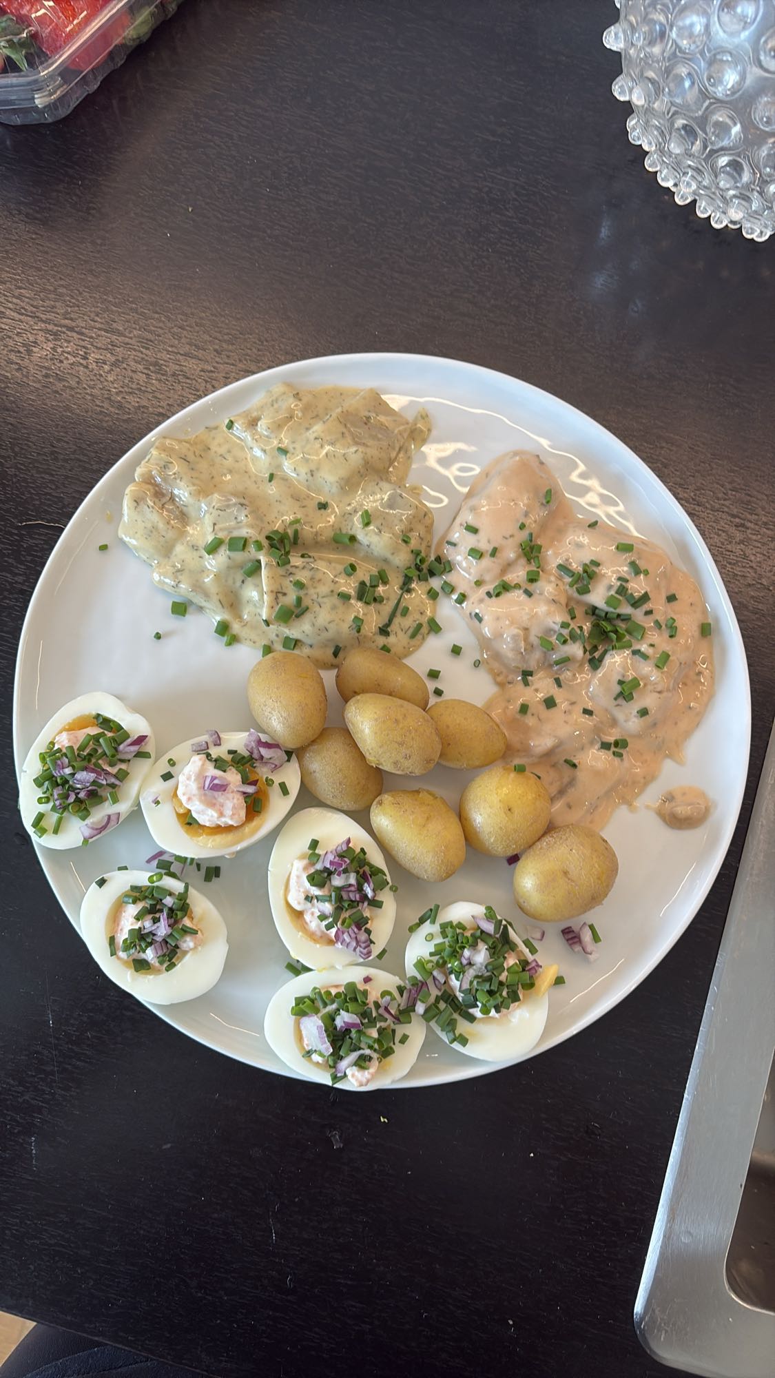 Ägg och potatisrätt