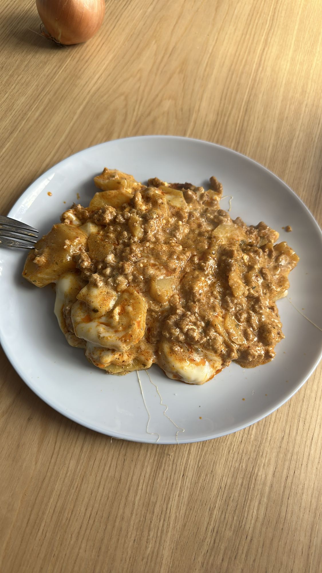 Zapiekanka ziemniaczana z mięsem mielonym