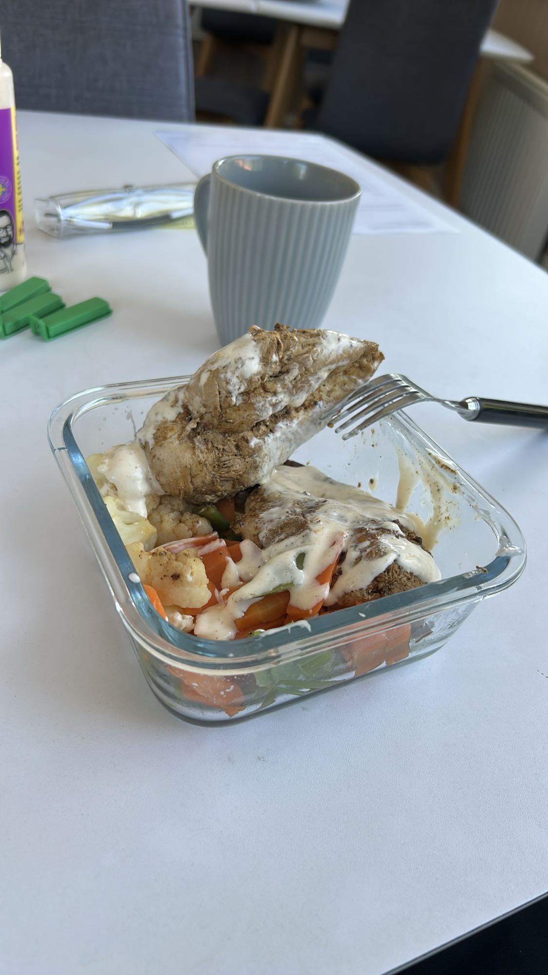 Kyckling med grönsaker