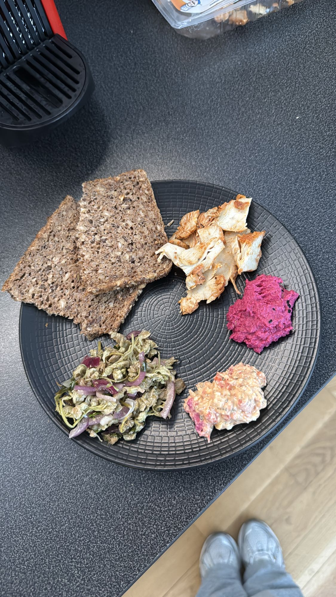 Assiette saine mixte