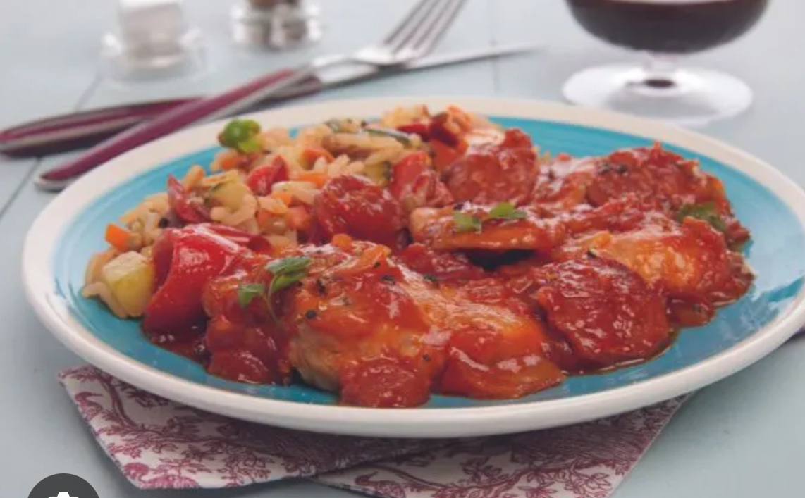 Araignée de porc sauce tomate