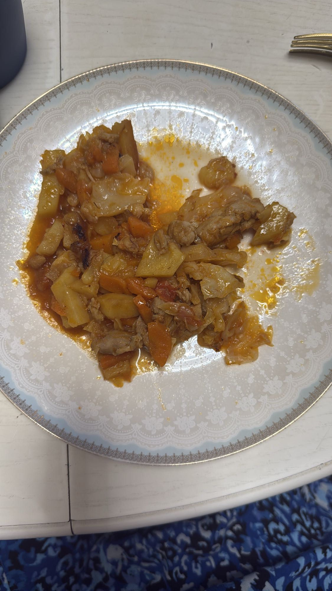 Тушеные овощи с мясом