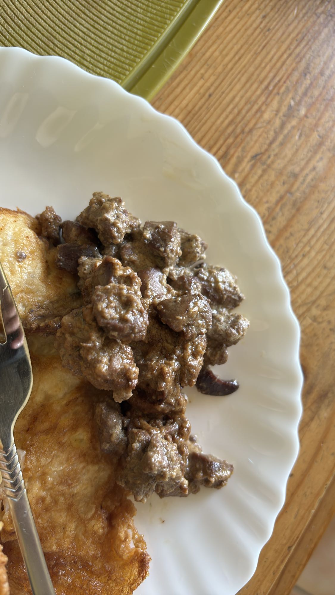 Wątróbka z jajkiem