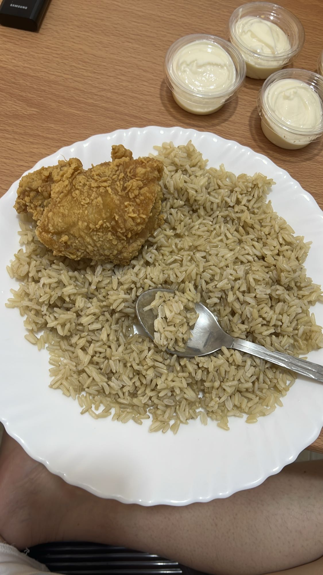 Fried Chicken with Rice