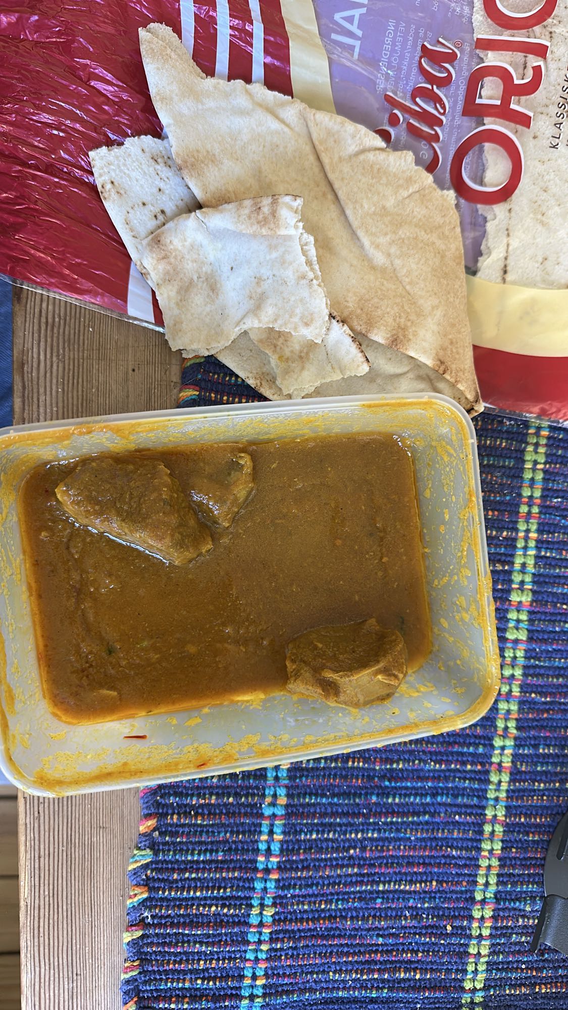 Köttgryta med bröd