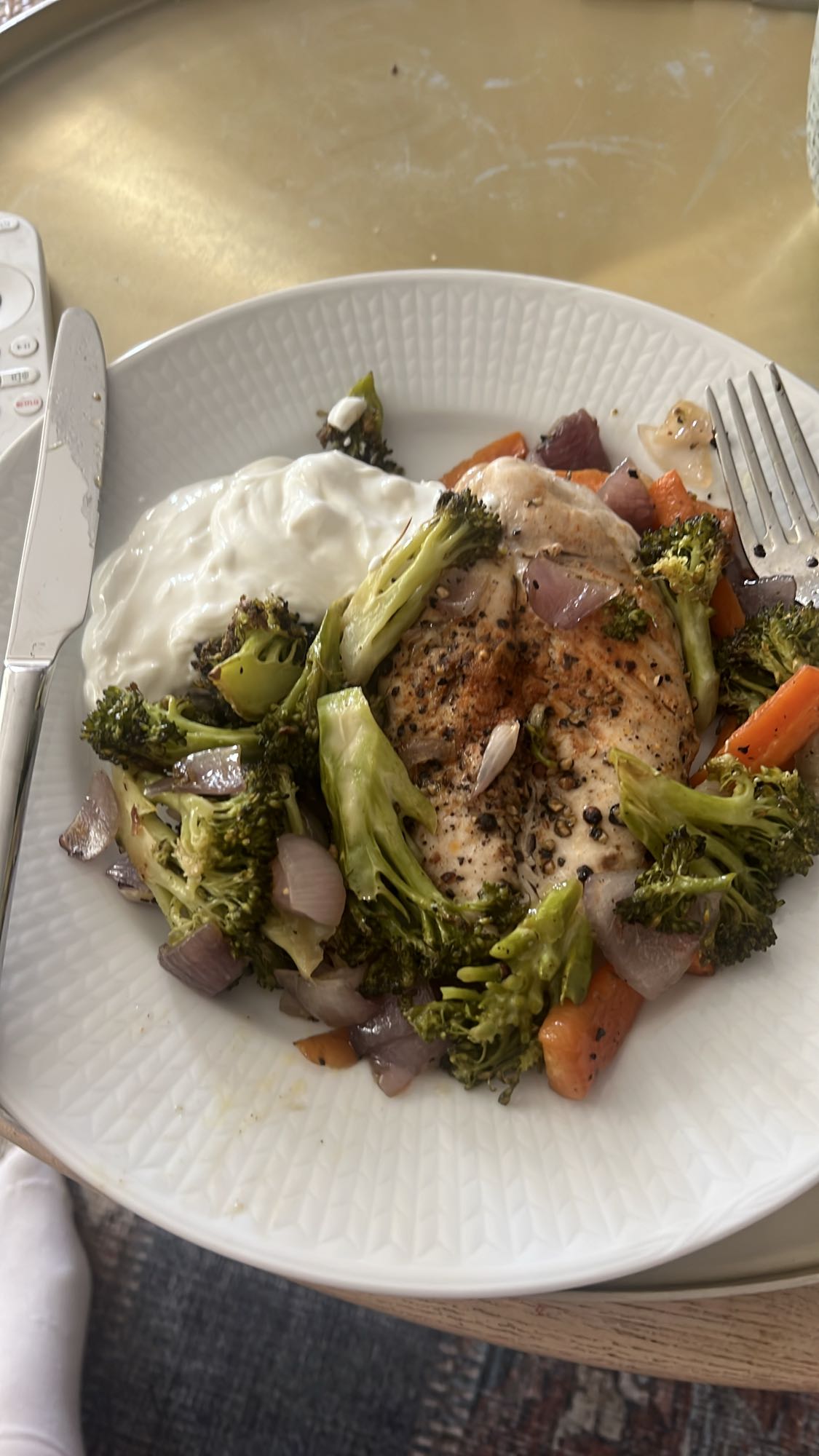 Kyckling med grönsaker