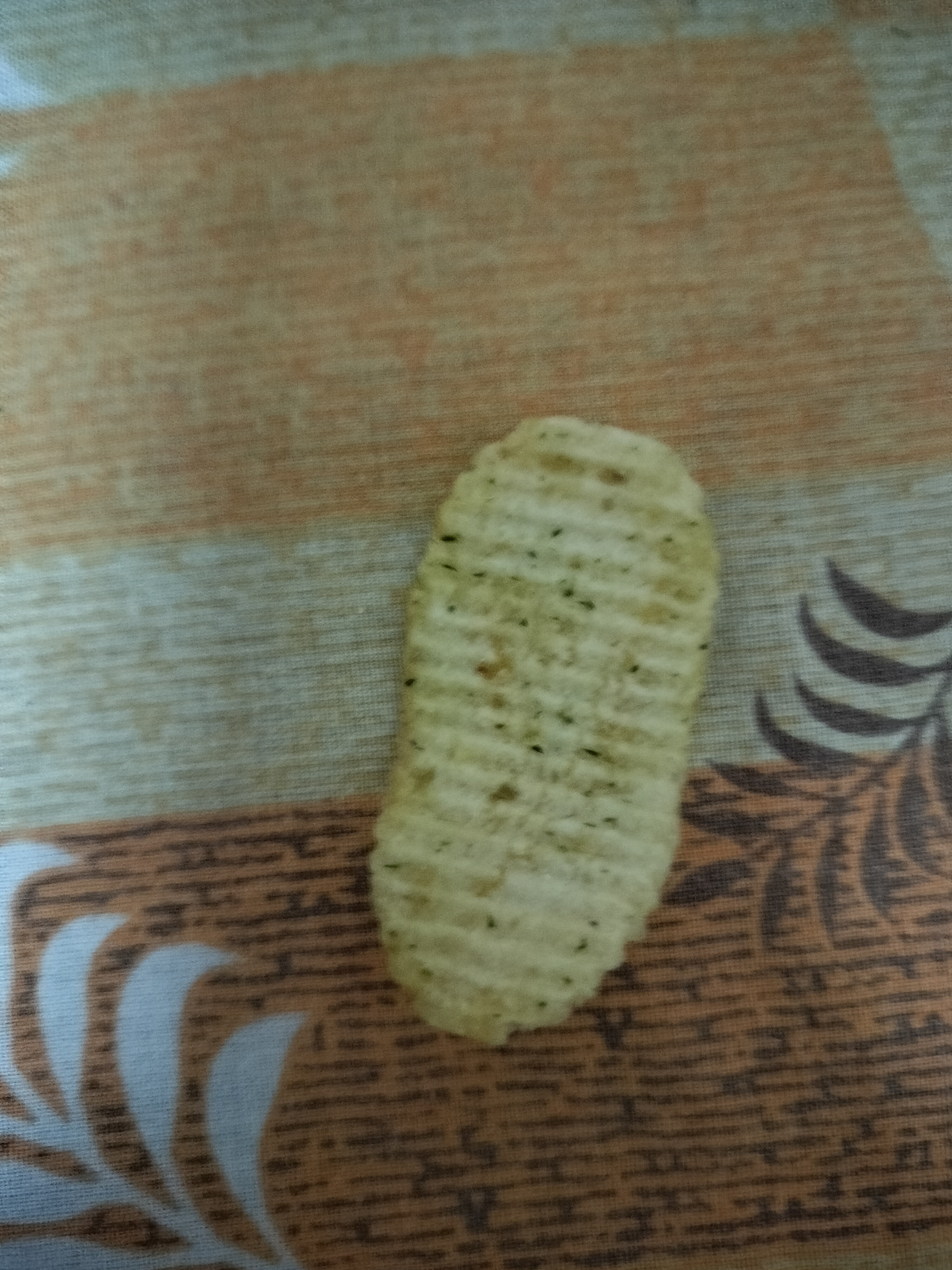Single potato chip