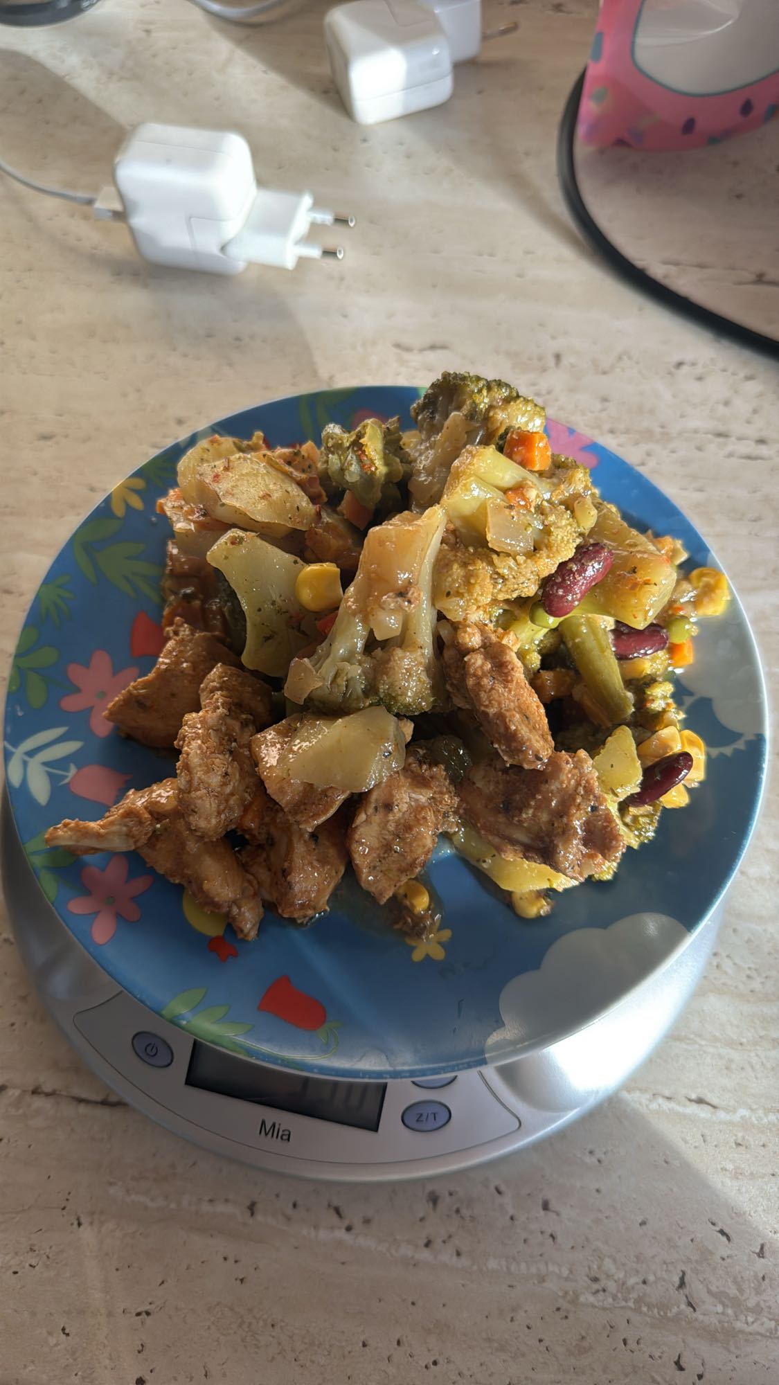 Veggie meat stir-fry