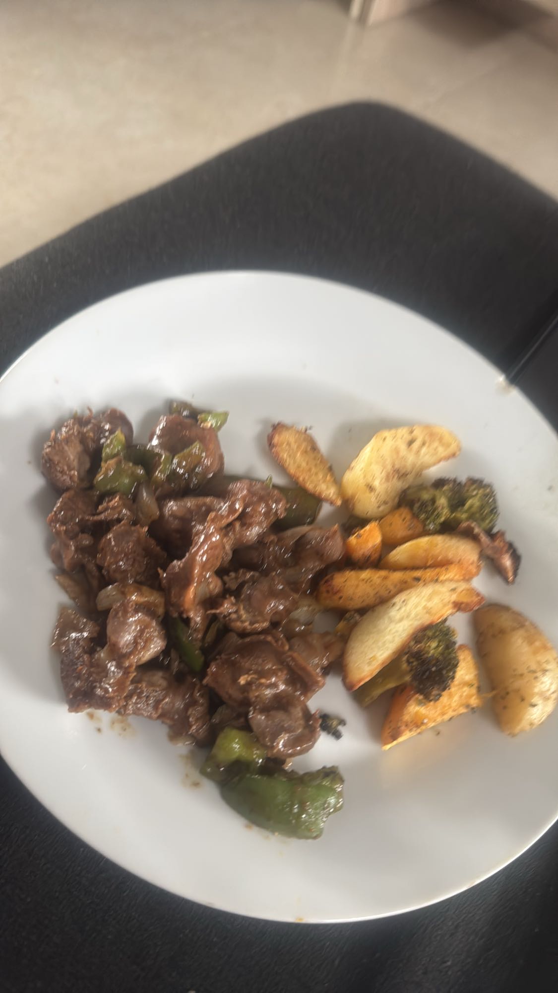 Beef and Veggie Plate