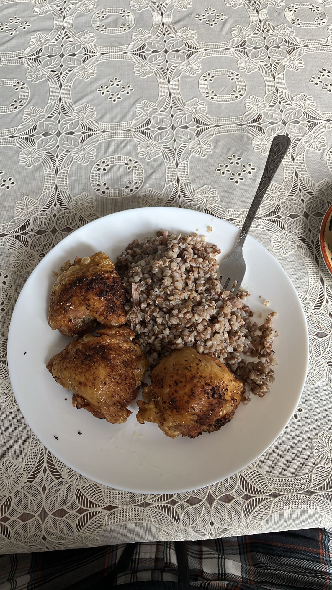 Гречка з куркою