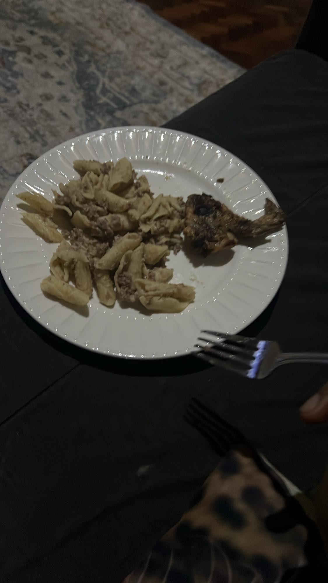 Creamy pasta with chicken