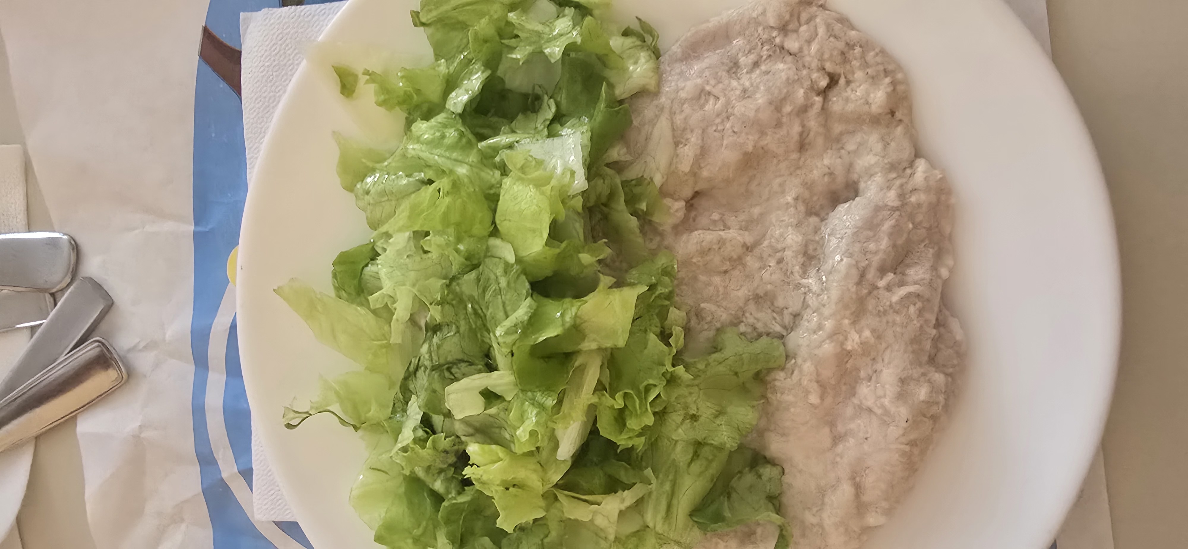 Chicken with lettuce