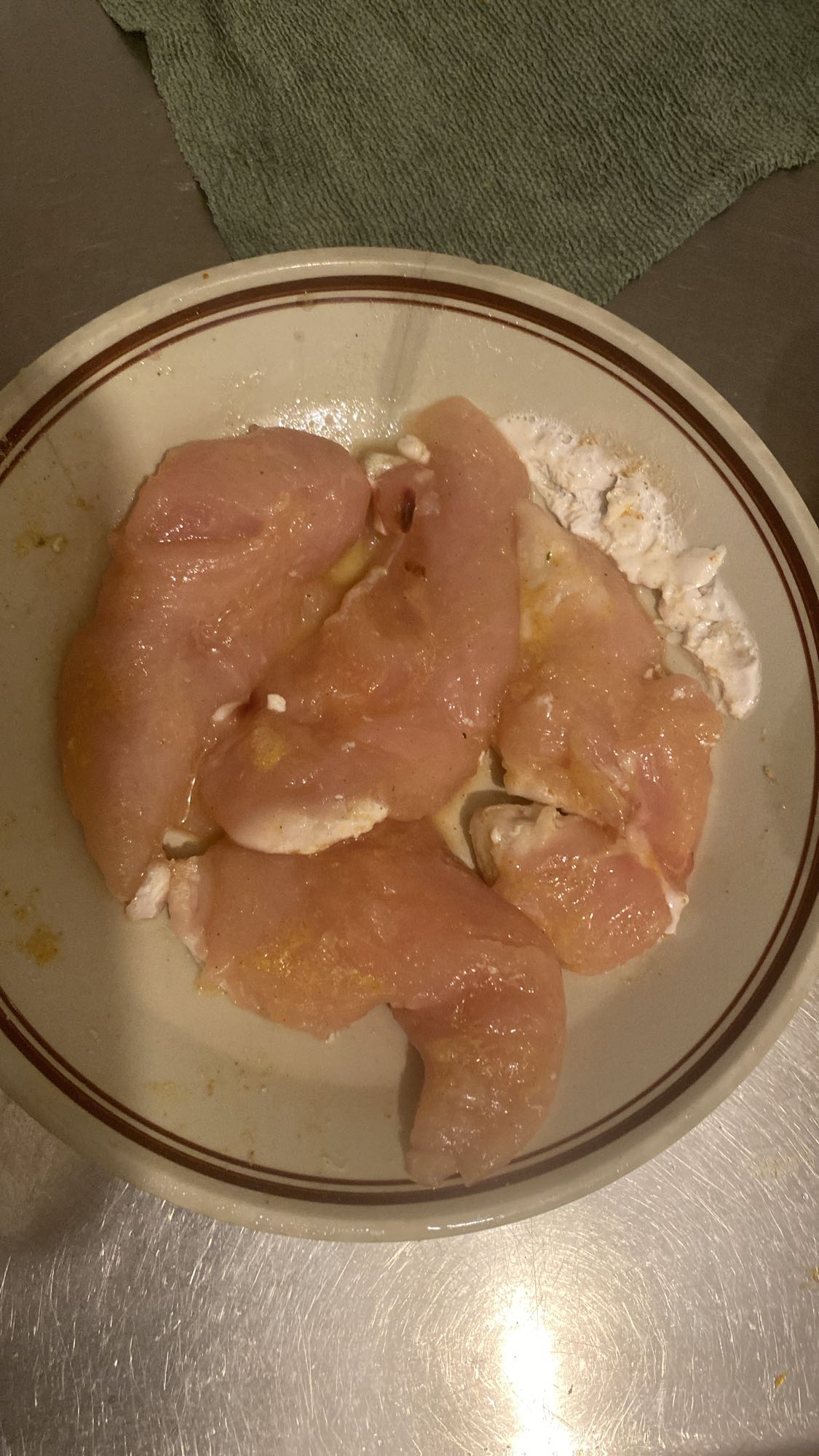 Raw Chicken Prep