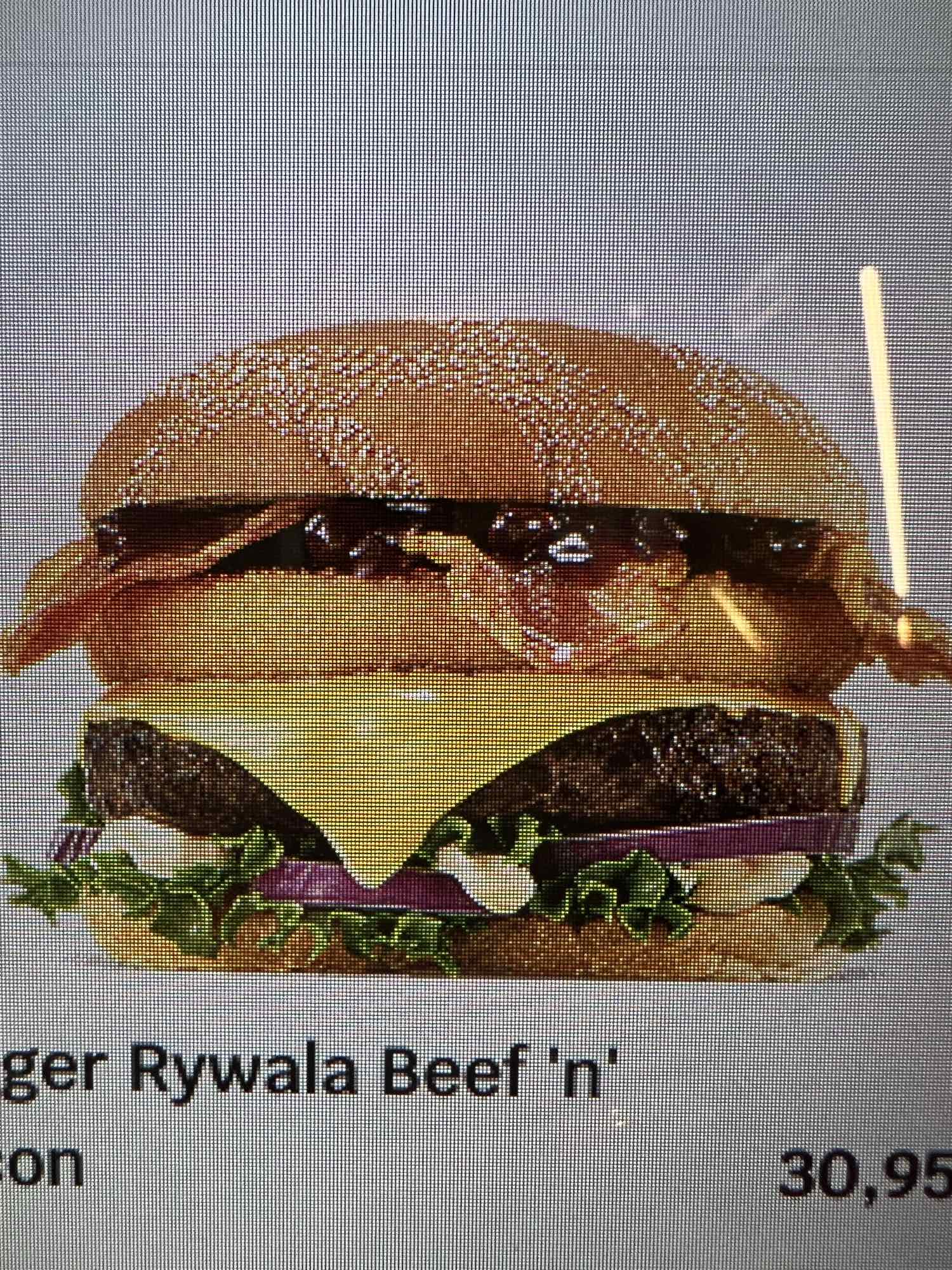 Beef Bacon Cheeseburger