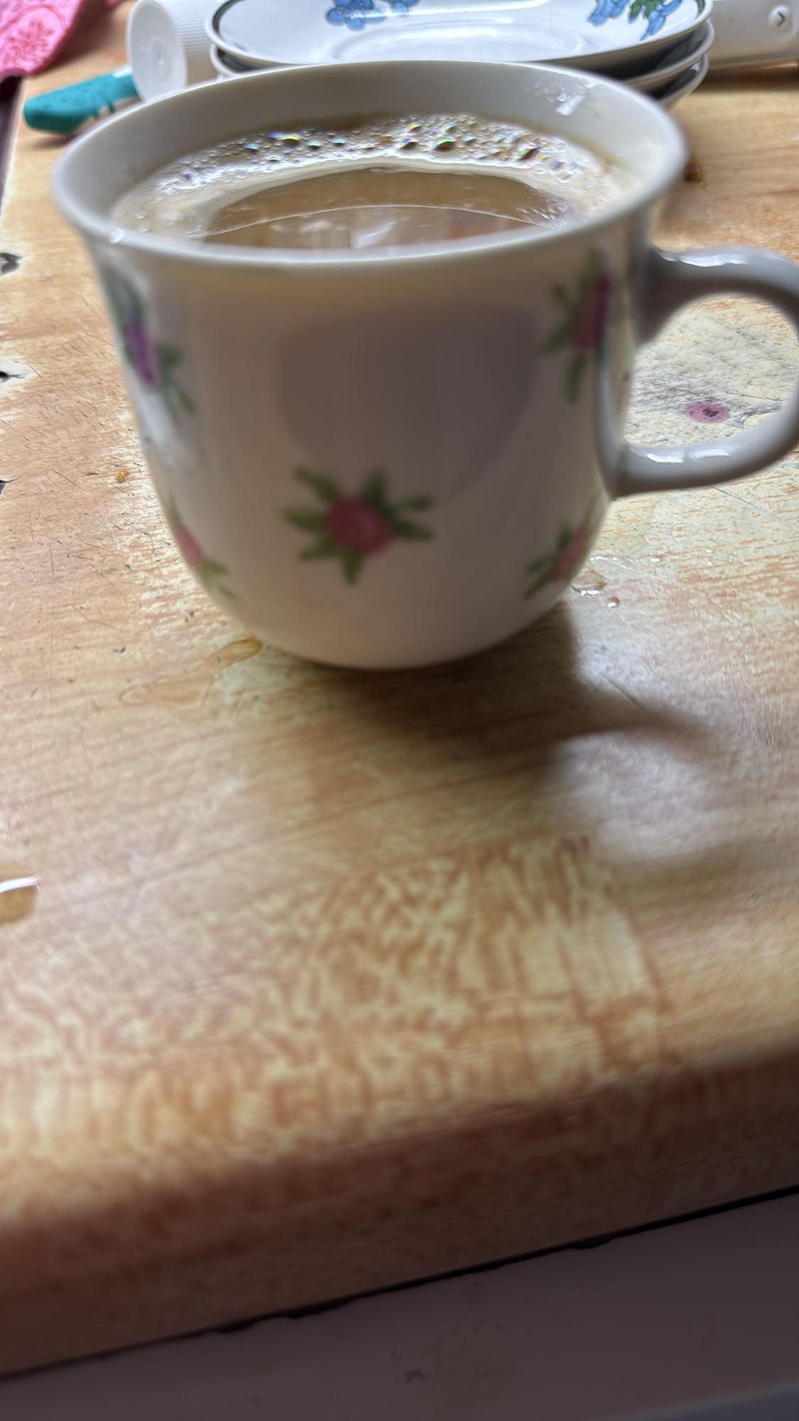 Kopp kaffe med mjölk