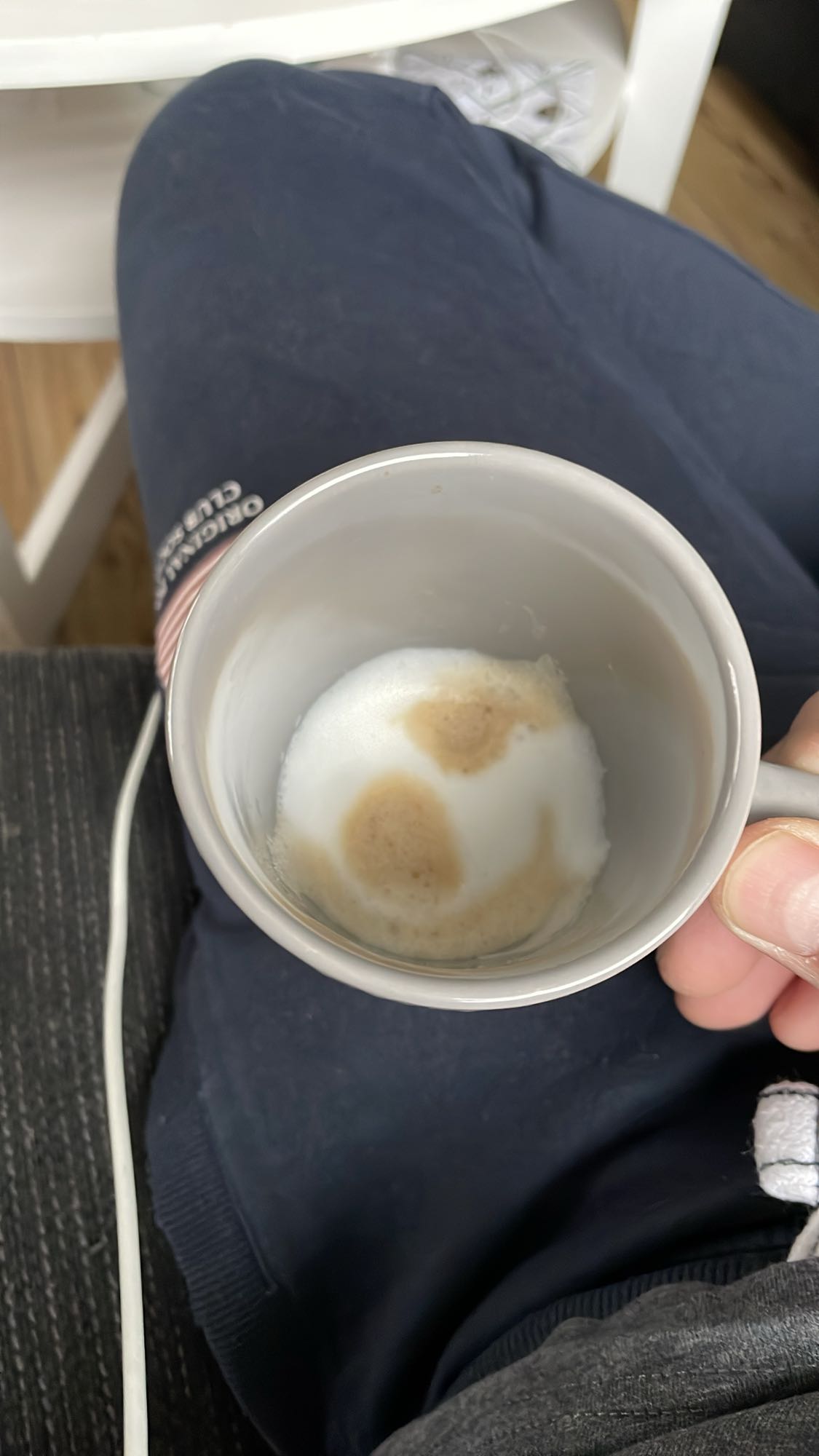 Kaffe med mjölkskum