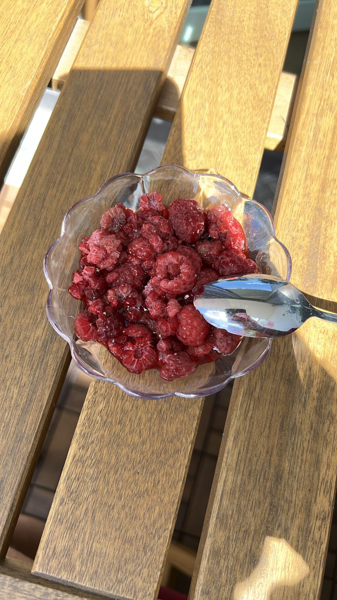 Frische Himbeeren