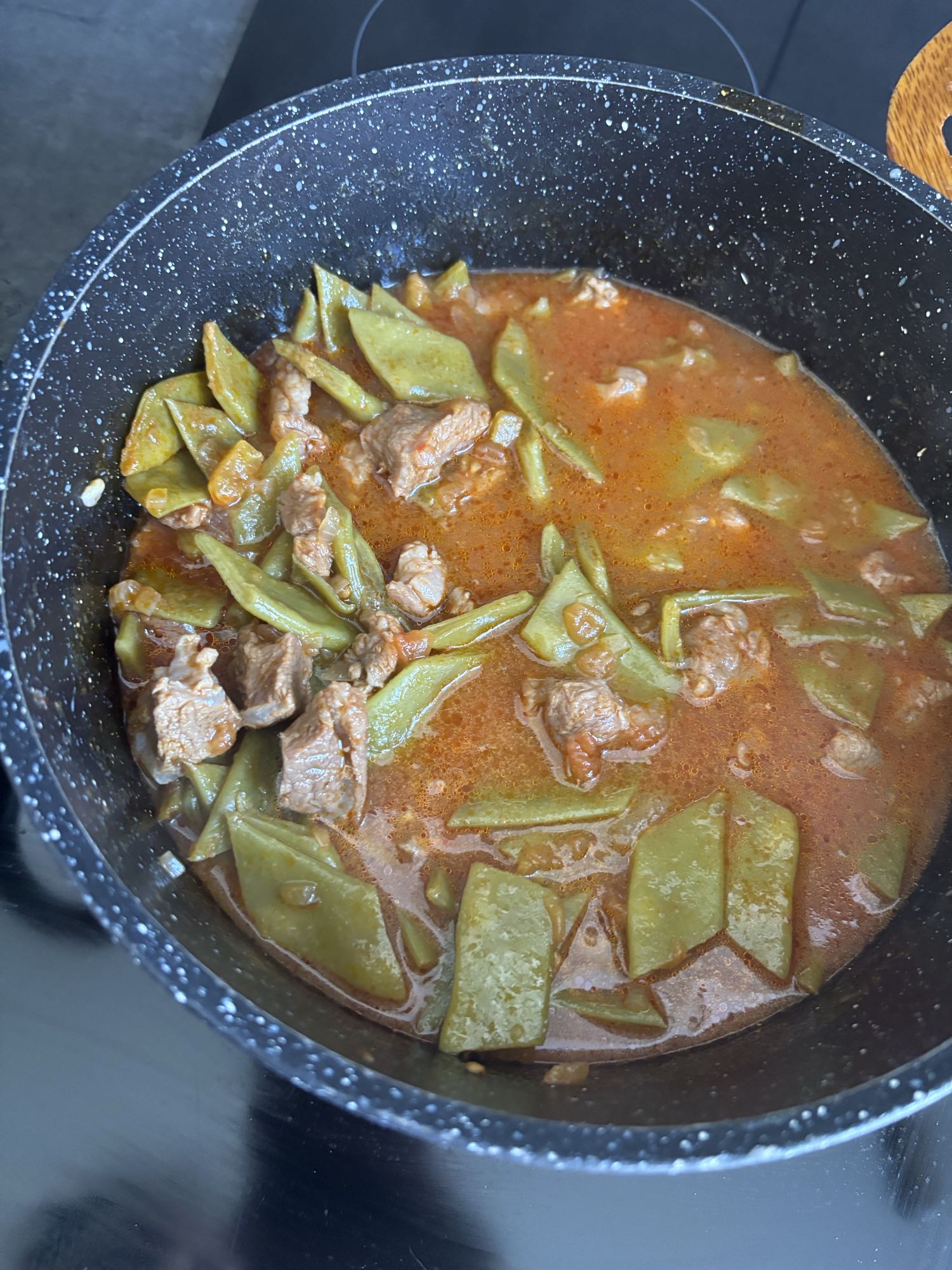 Estofado de ternera y judías