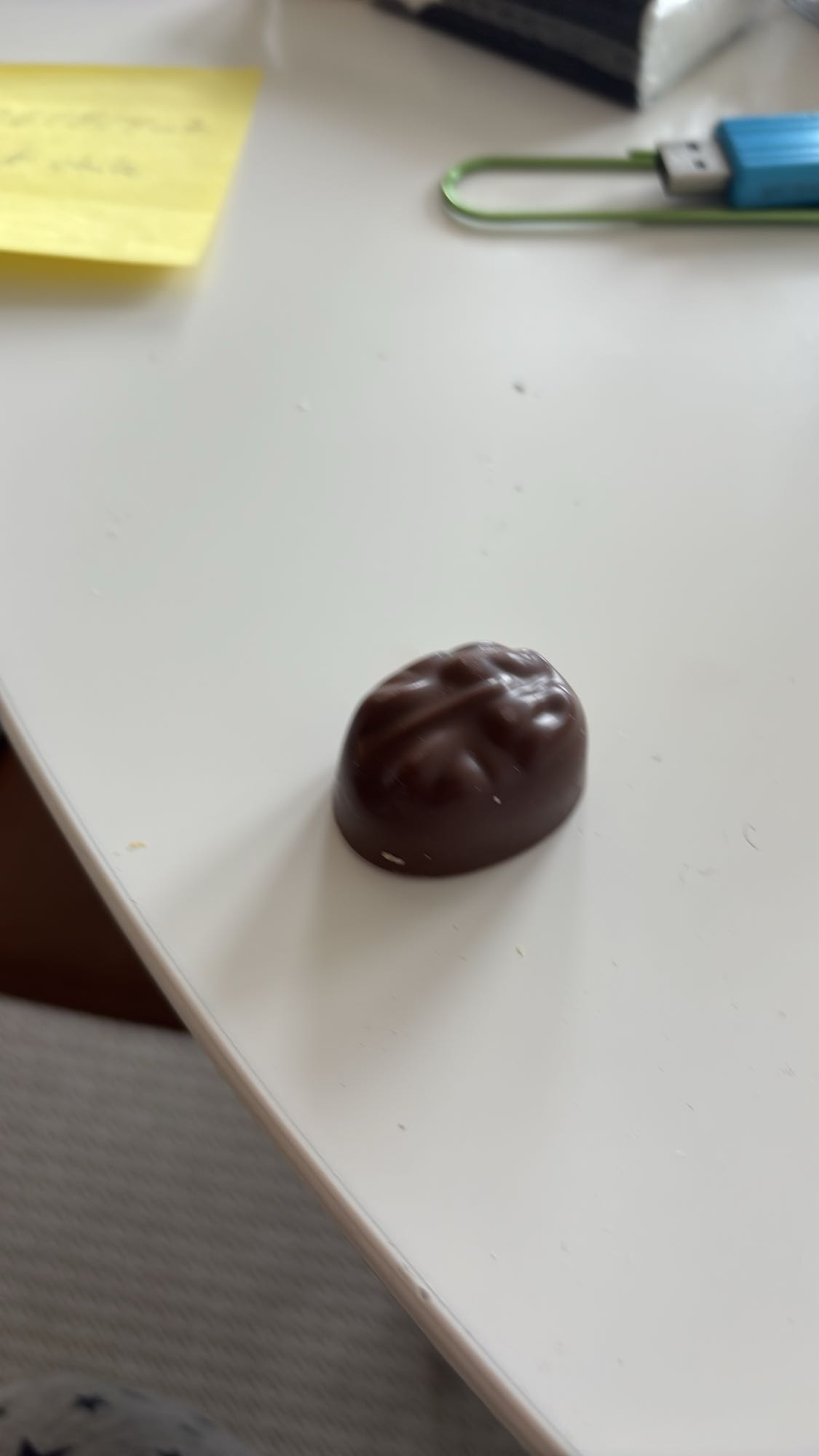Mörk chokladpralin