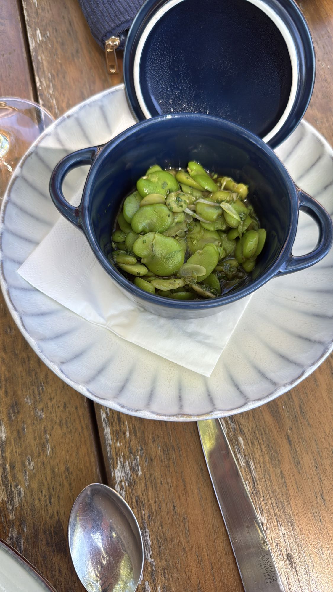 Fèves assaisonnées