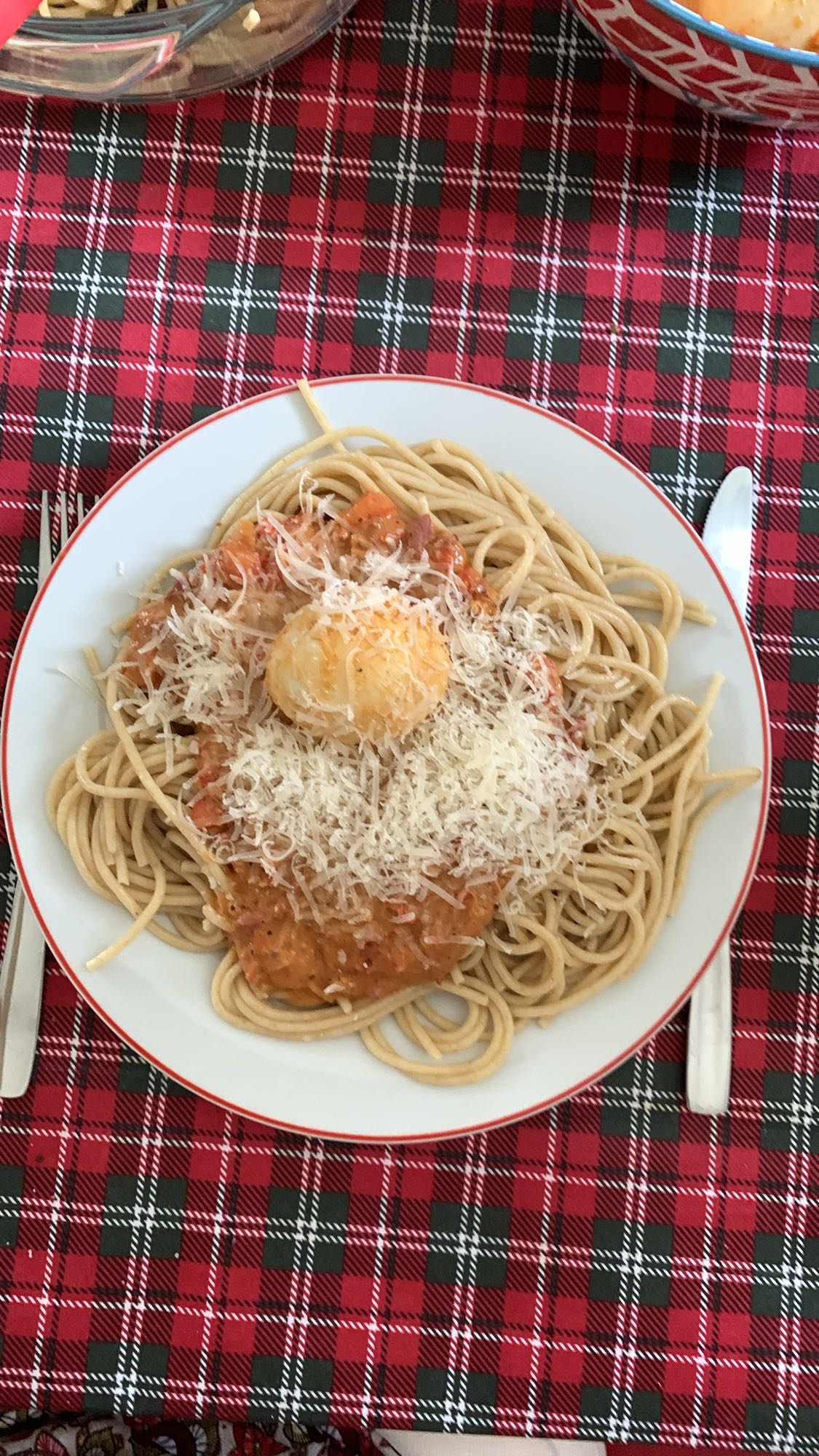 Spaghetti sauce fromage