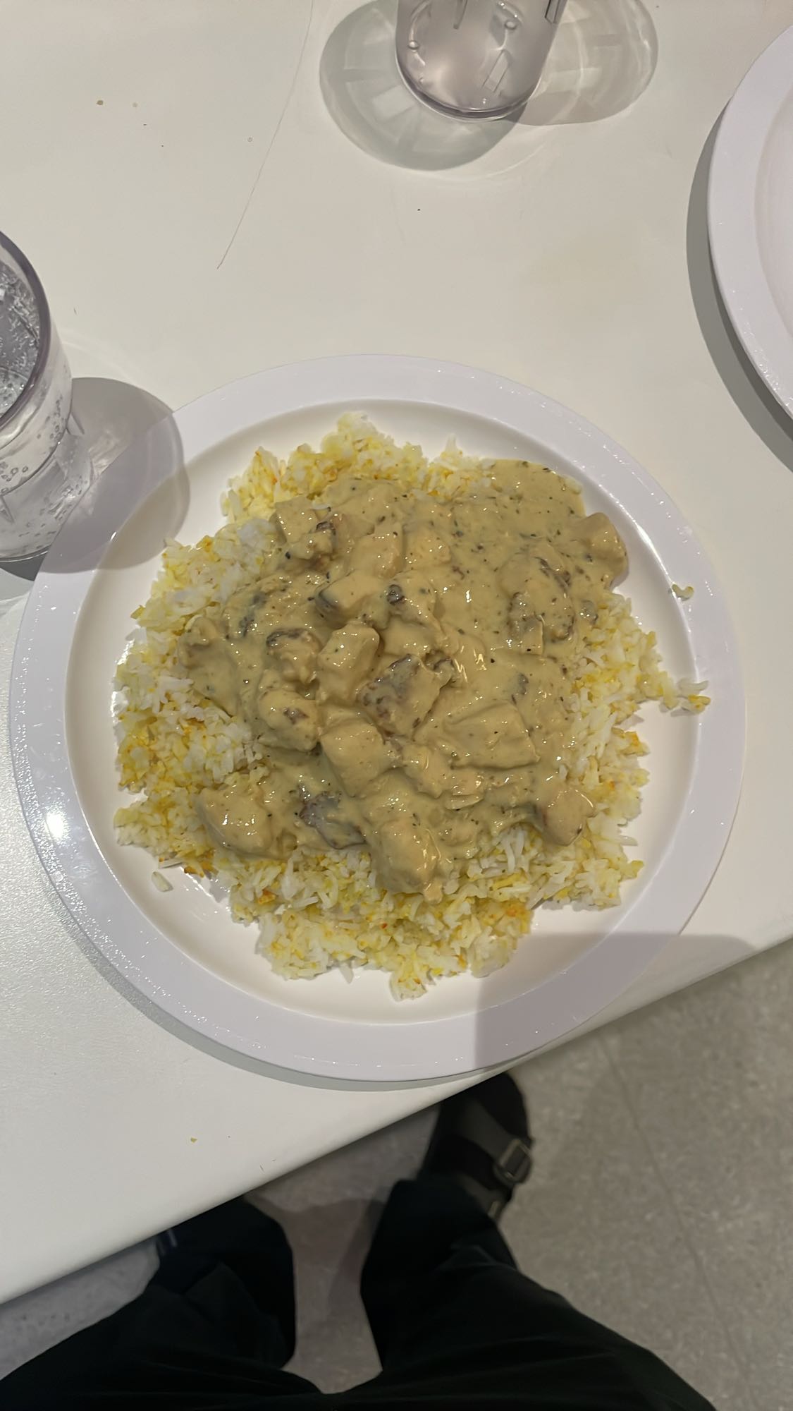 Ris med krämig kyckling