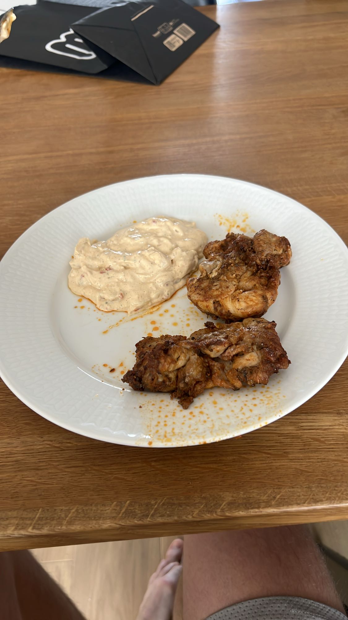 Kyckling med potatissallad