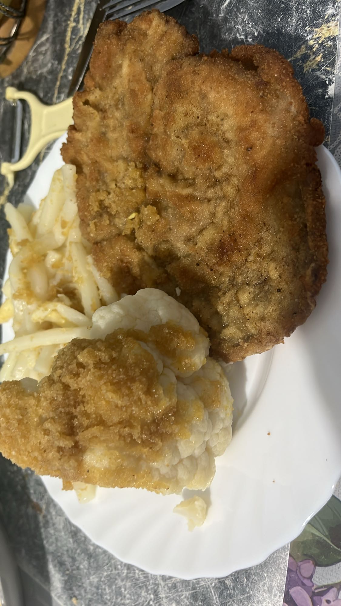 Schabowy z kalafiorem