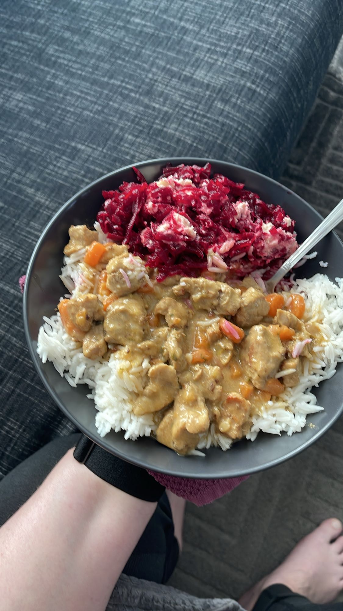 Kycklinggryta med ris