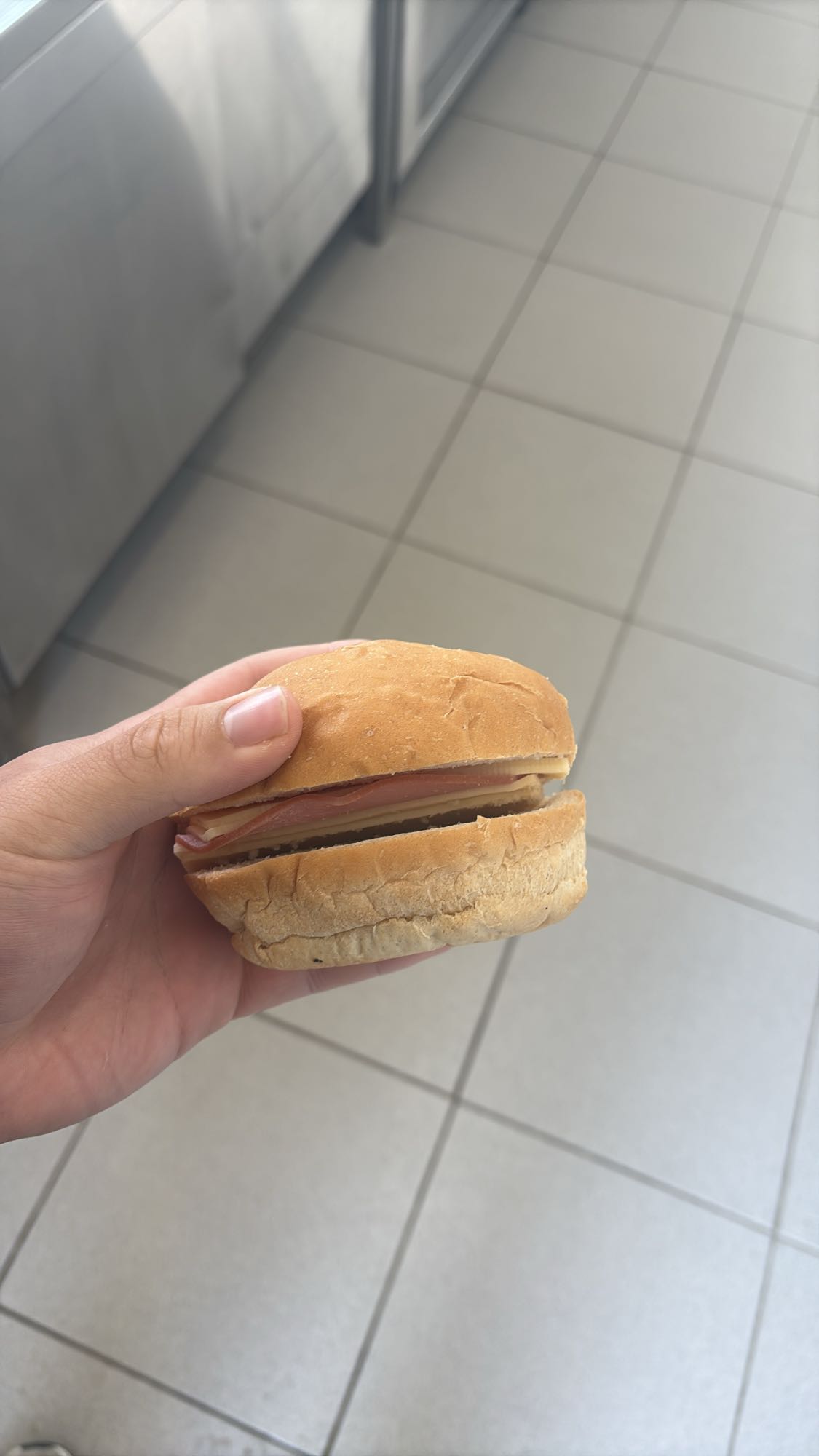 Ham and cheese sandwich