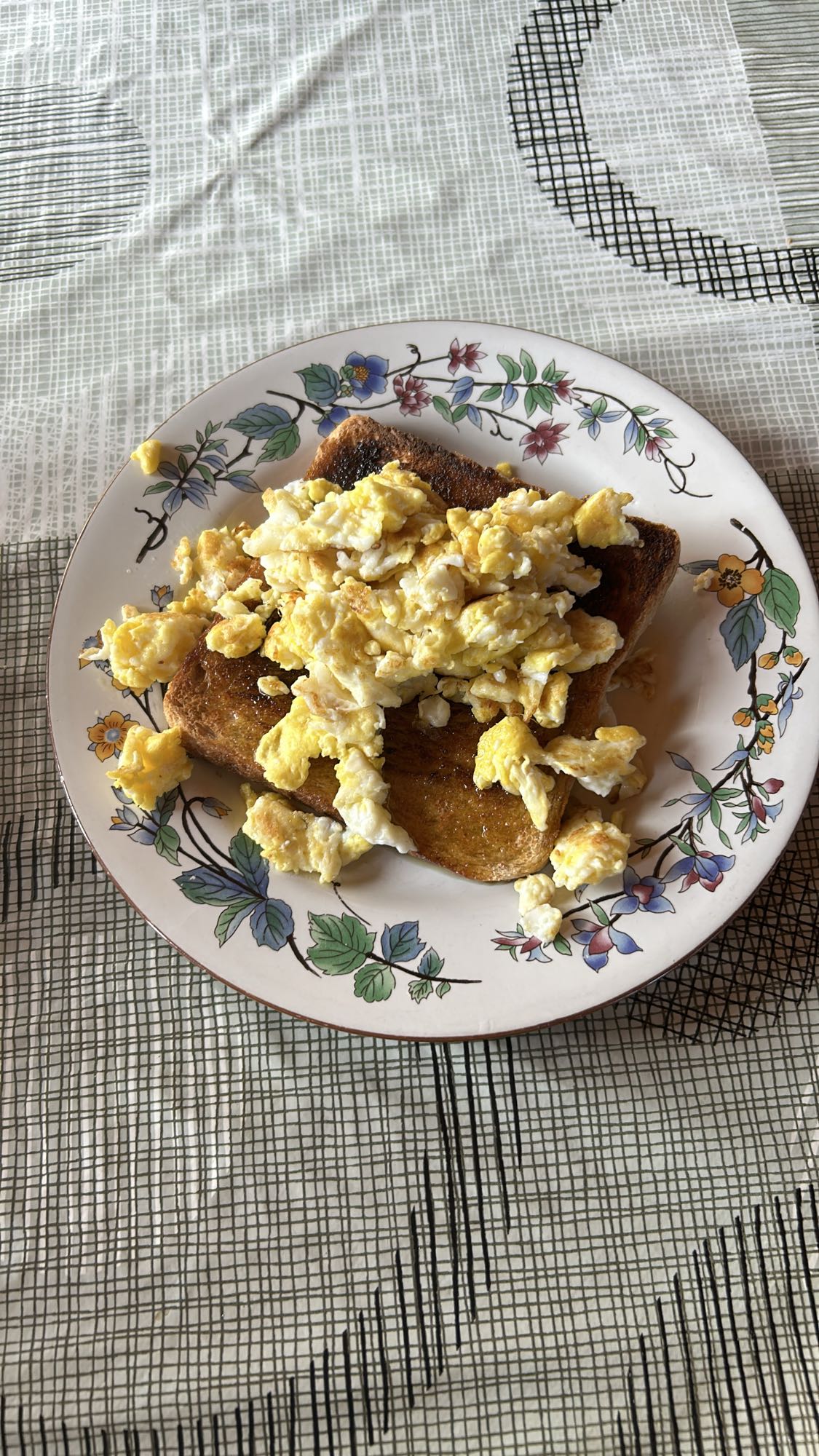 Scrambled Eggs on Toast