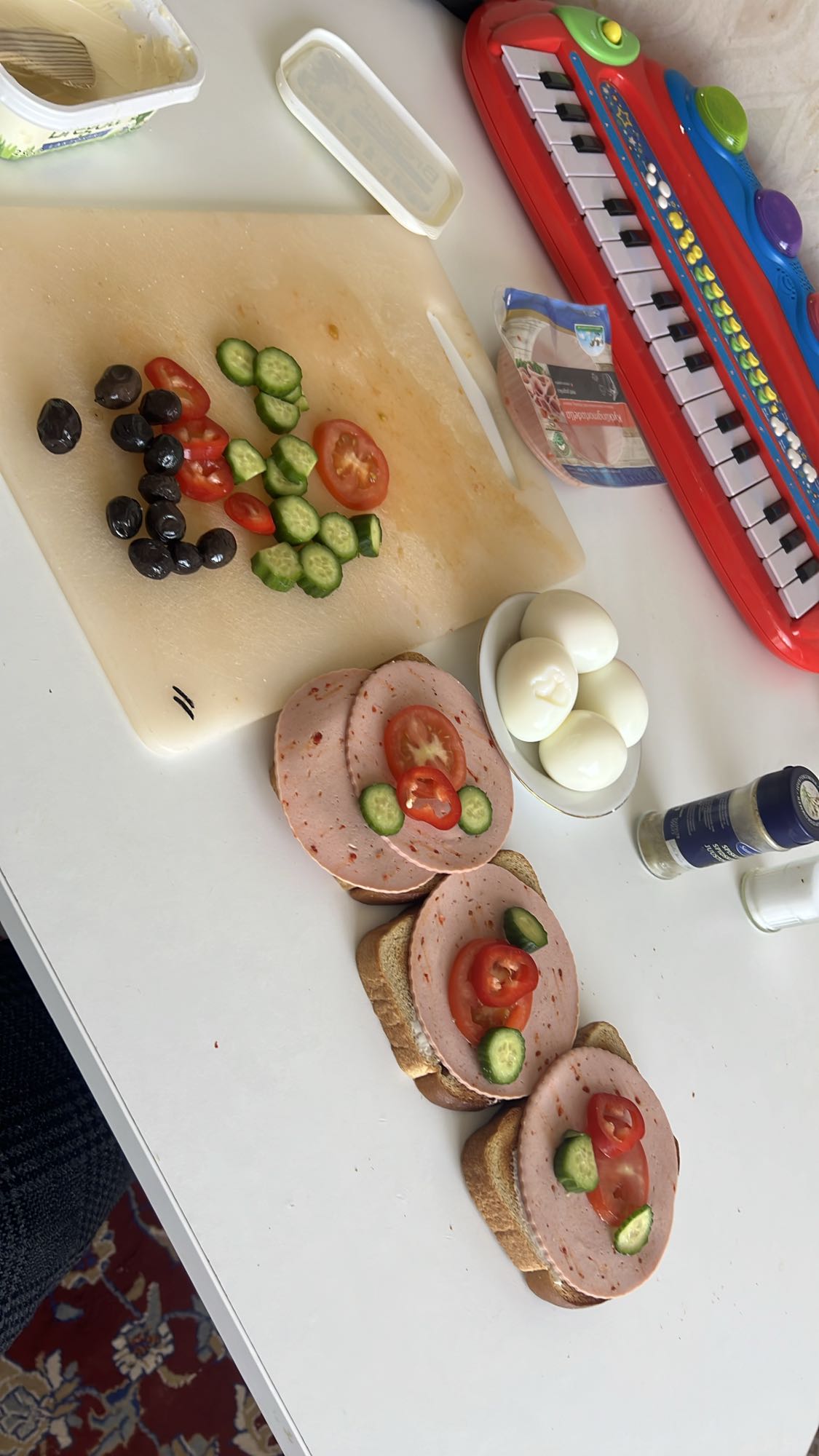 Smörgåsar med ägg