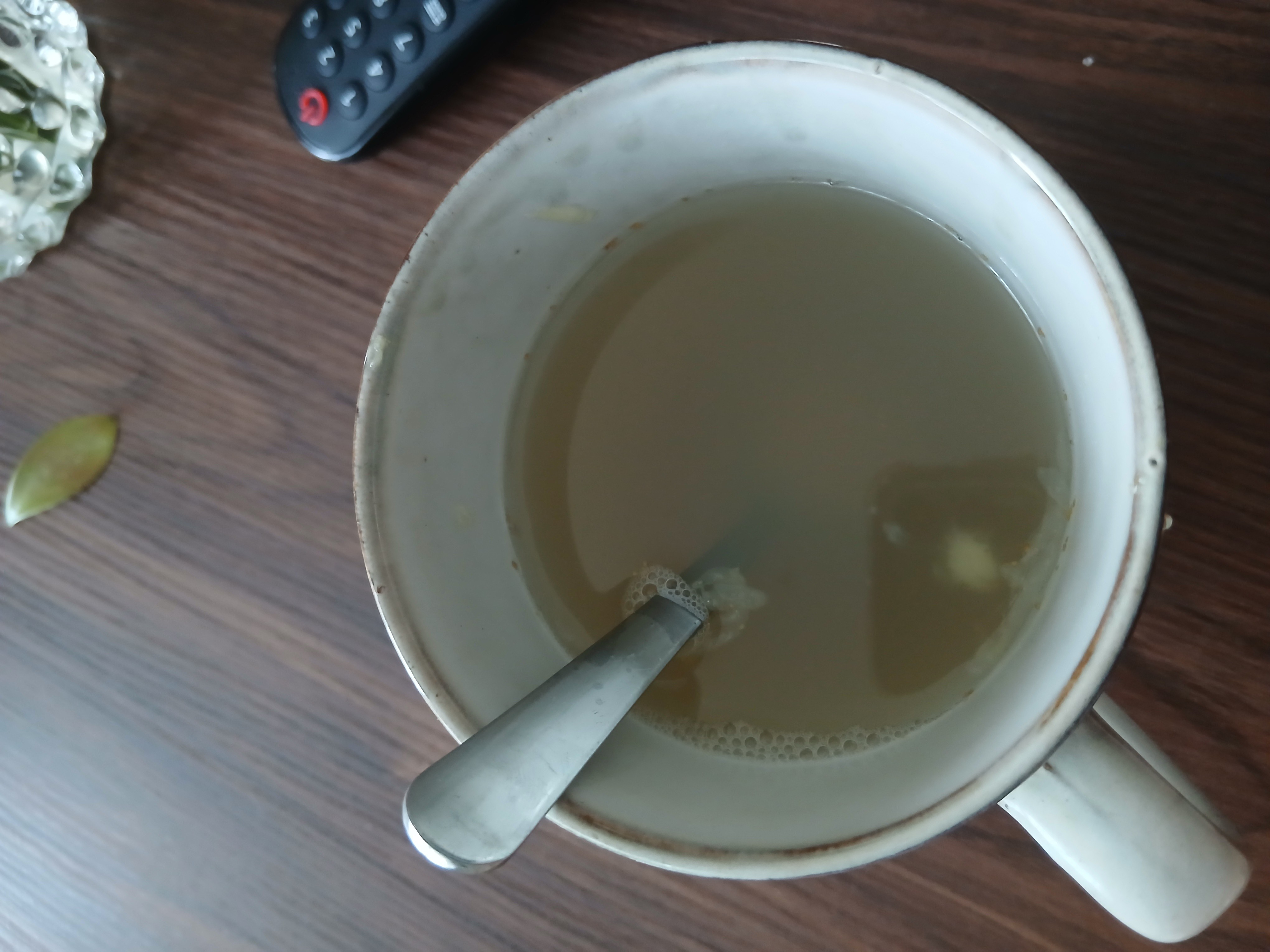 Clear broth soup