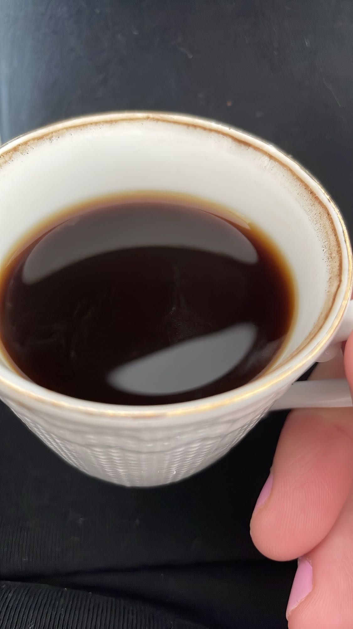 Tasse schwarzer Kaffee