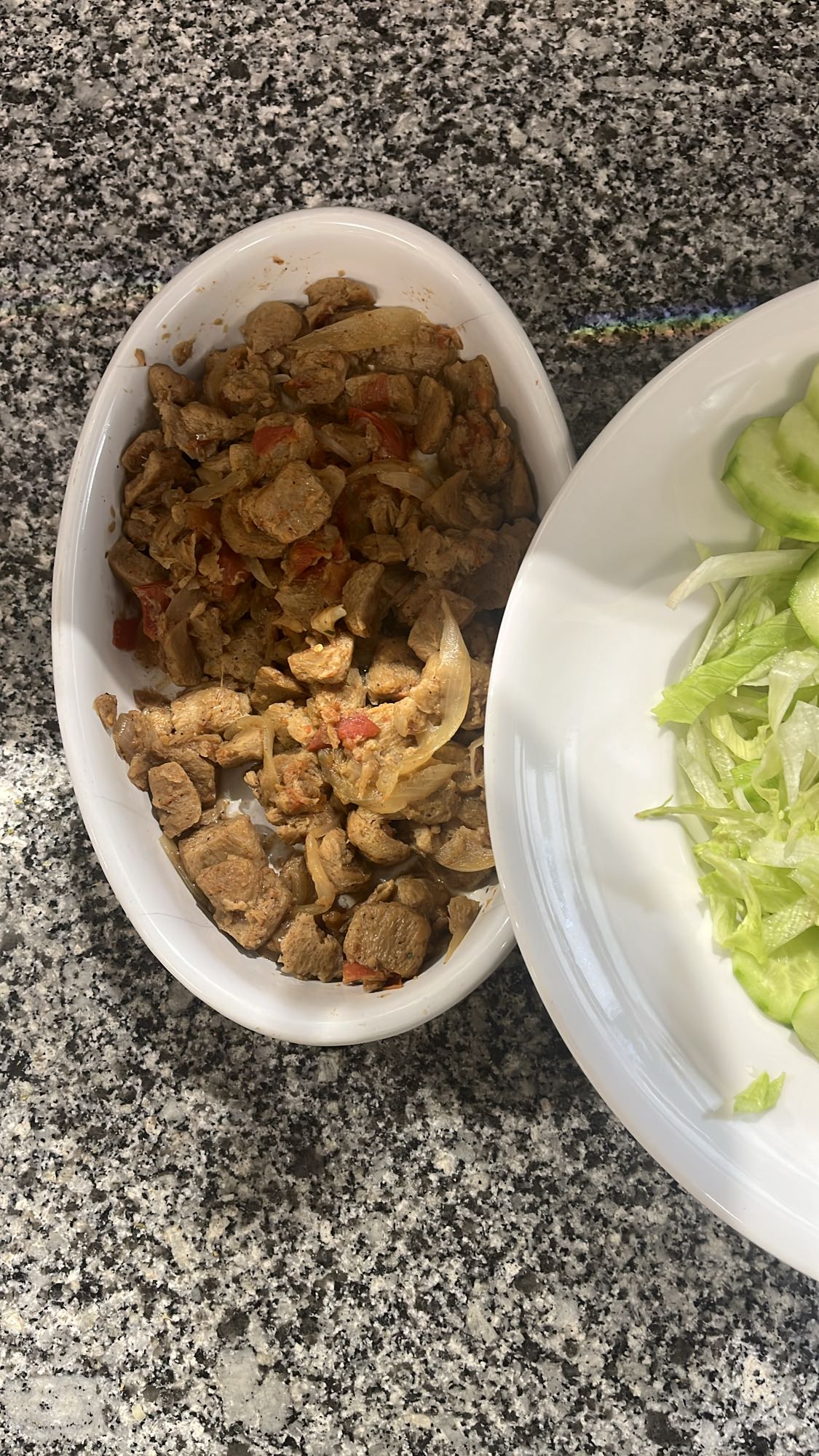 Chicken stir-fry salad