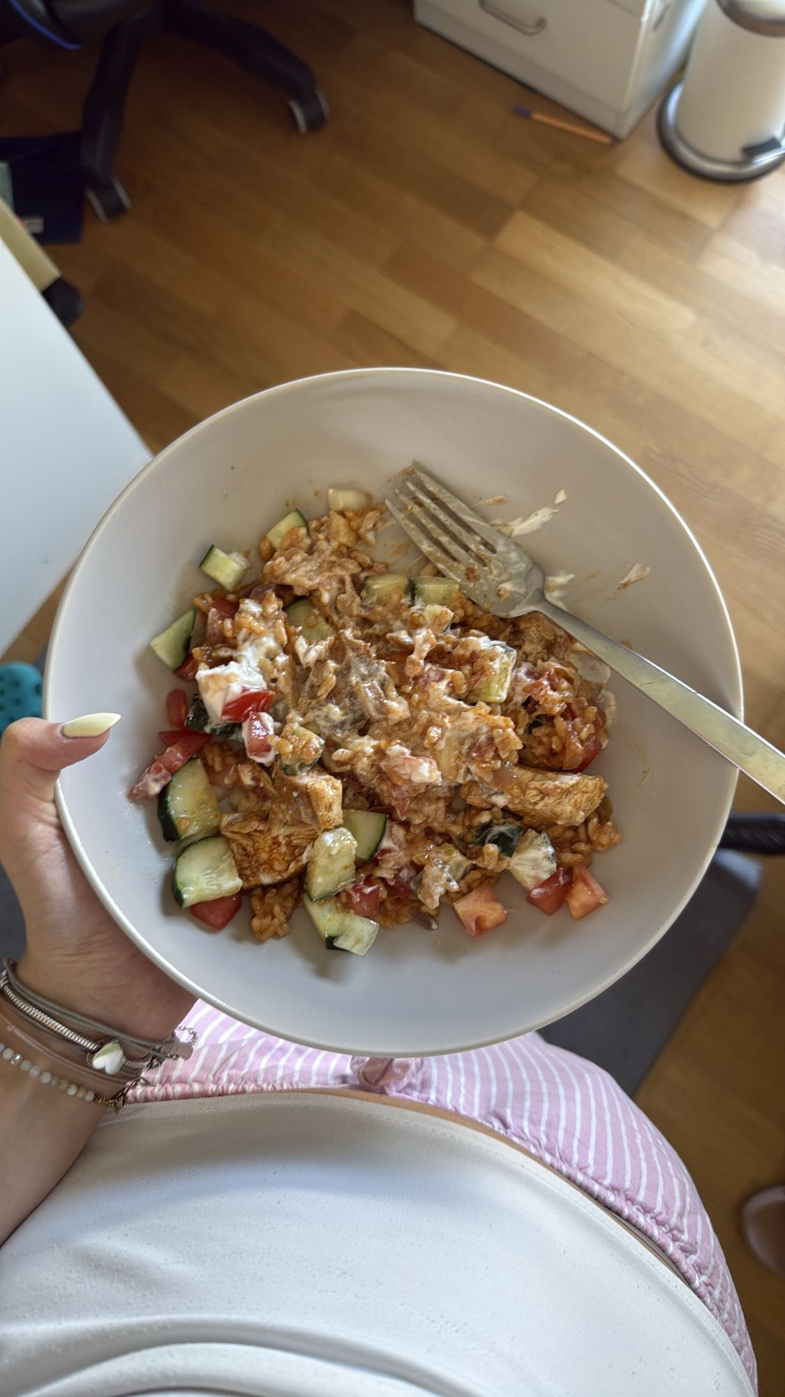 Piletina s povrćem i rižom