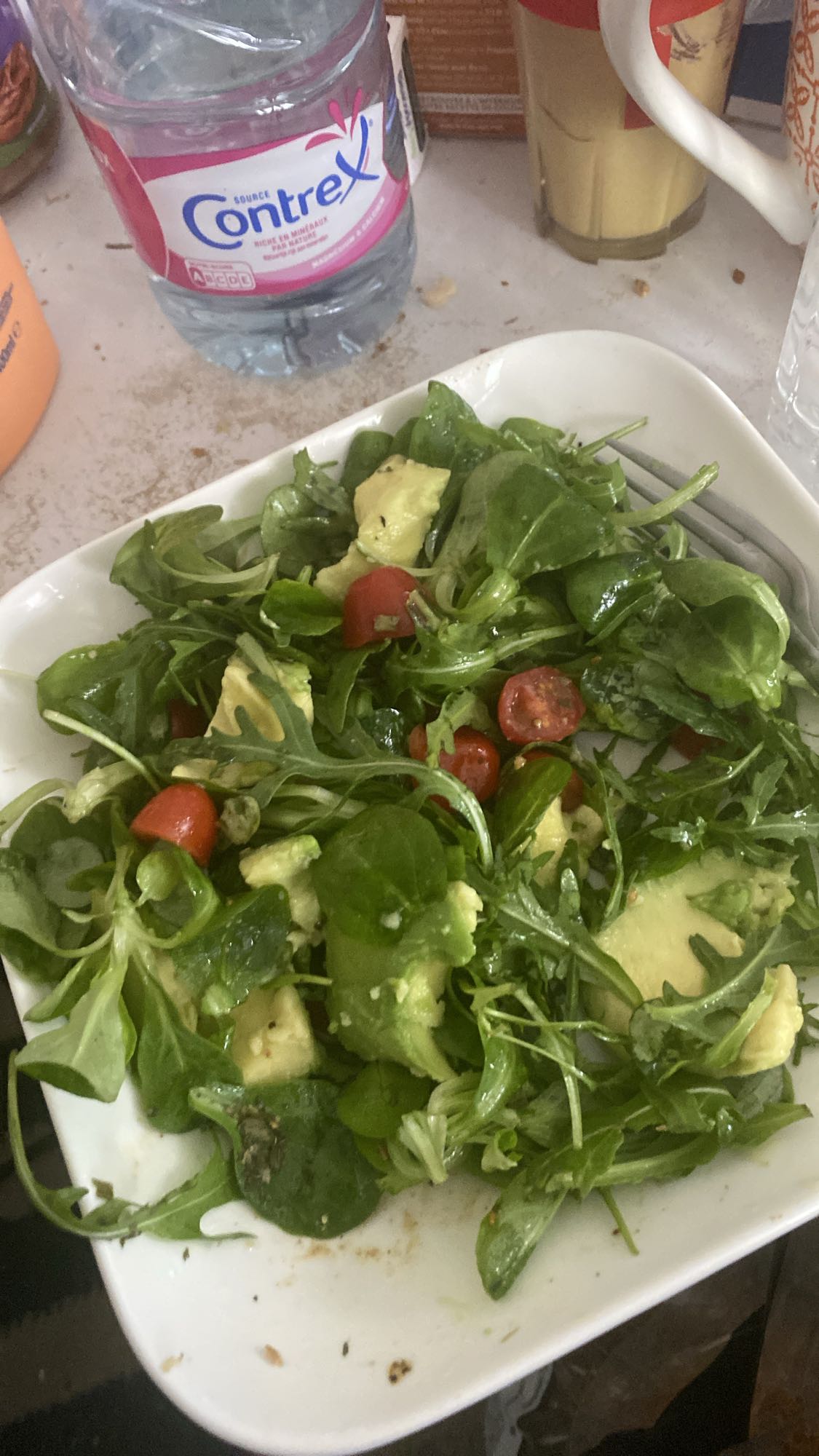 Salade avocat roquette