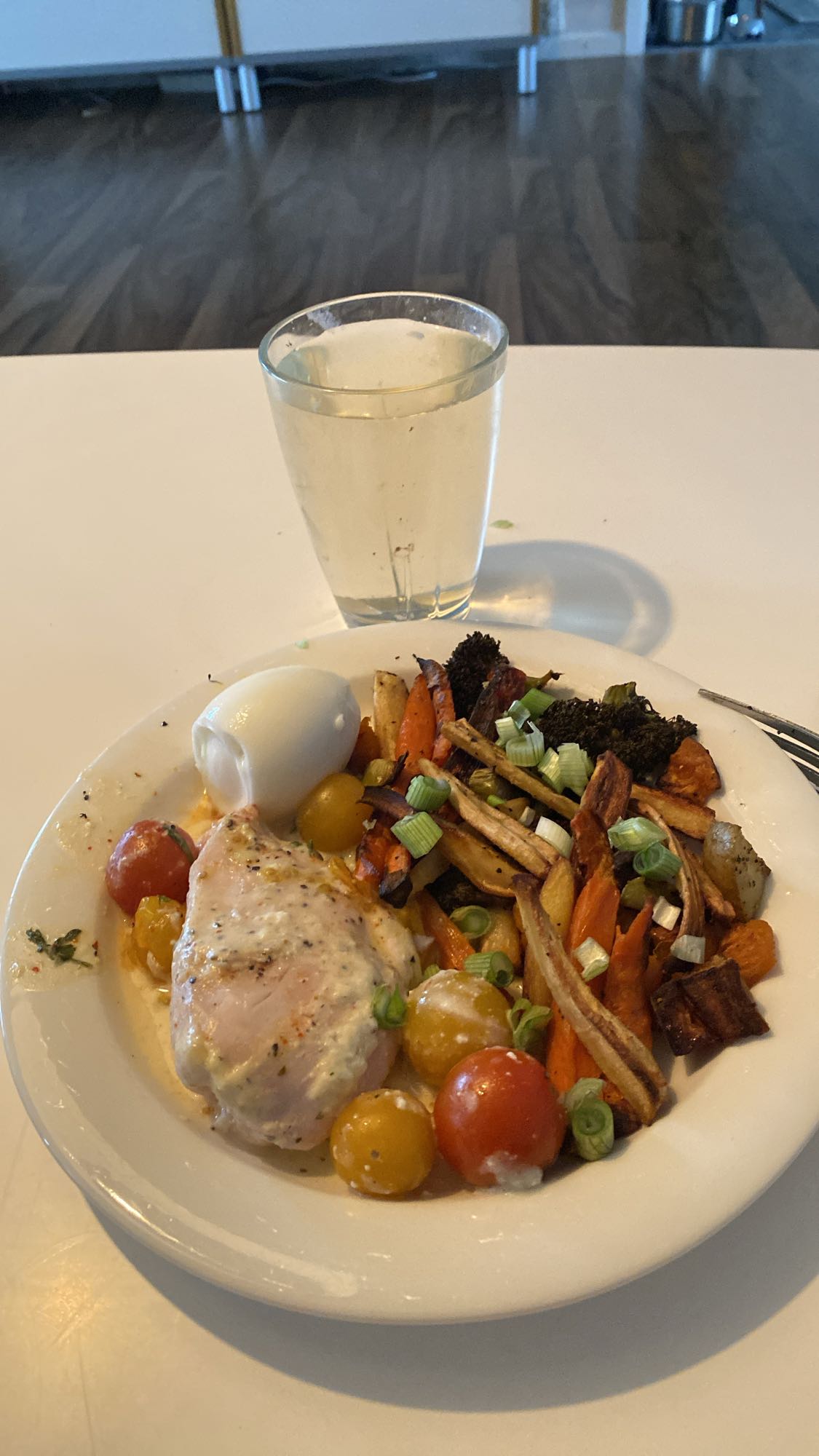 Kyckling med rostade grönsaker