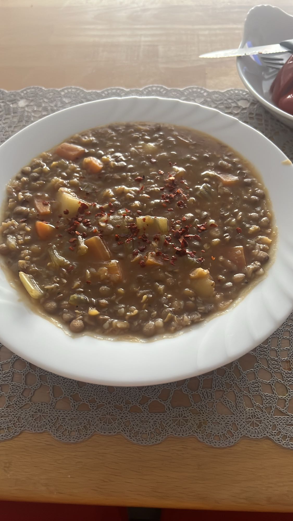 Lentejas con verduras