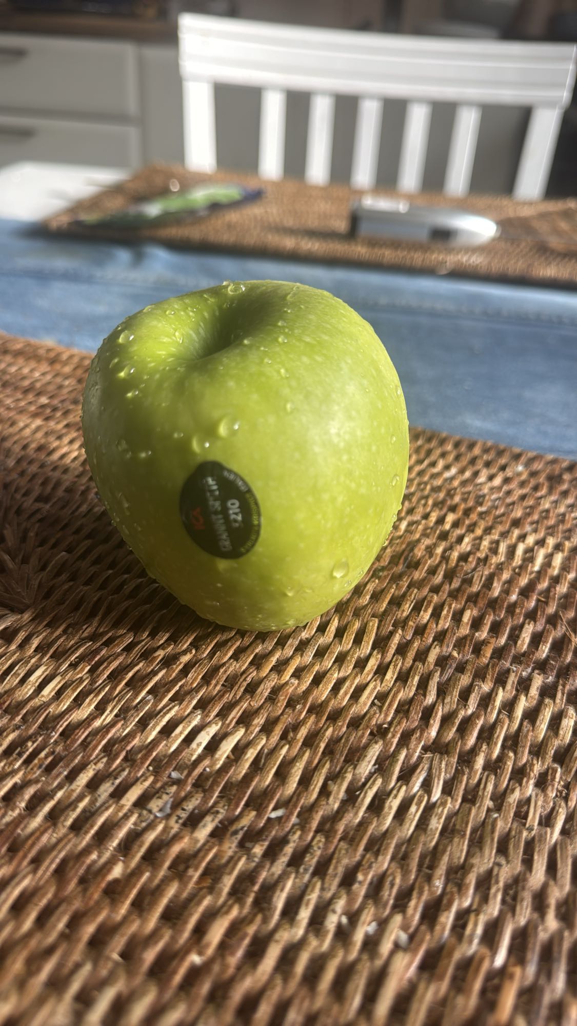 Grönt äpple