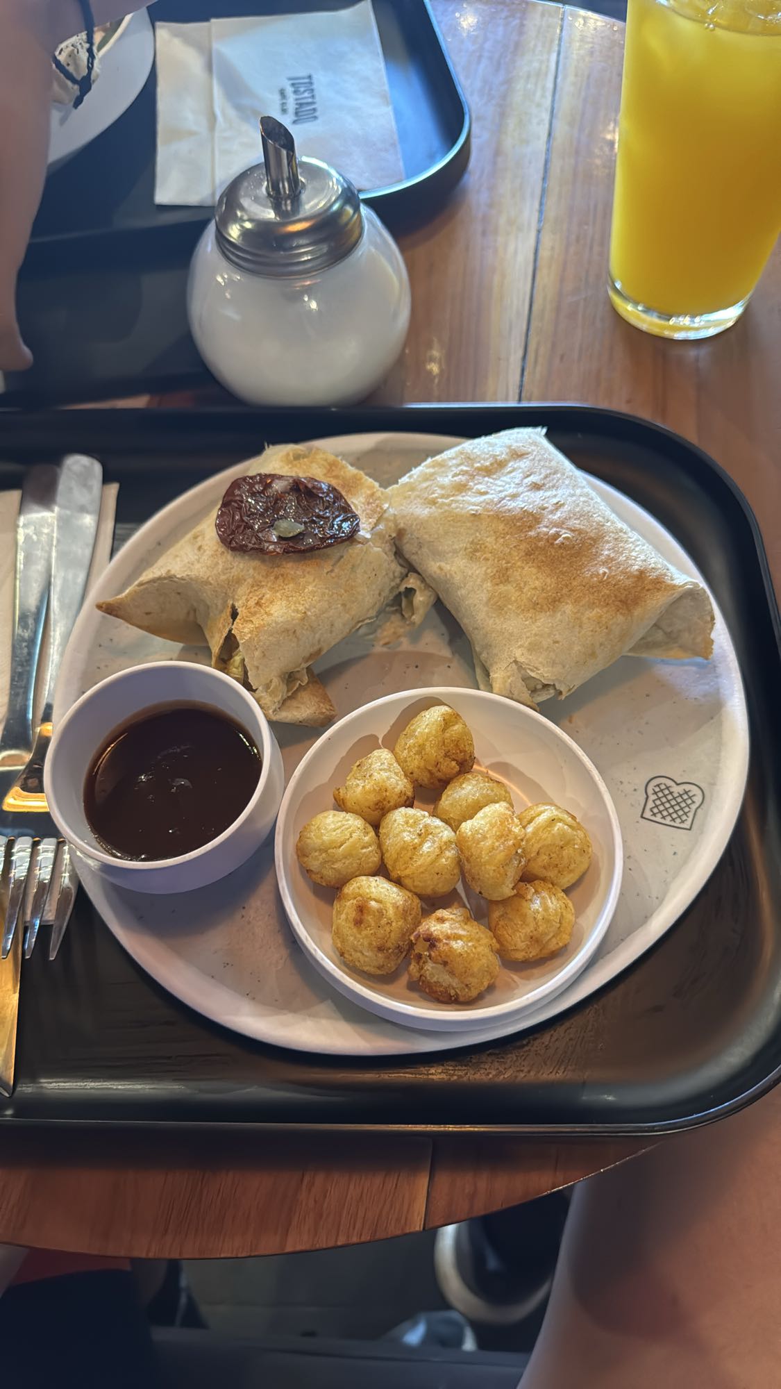 Wrap de pollo caesar