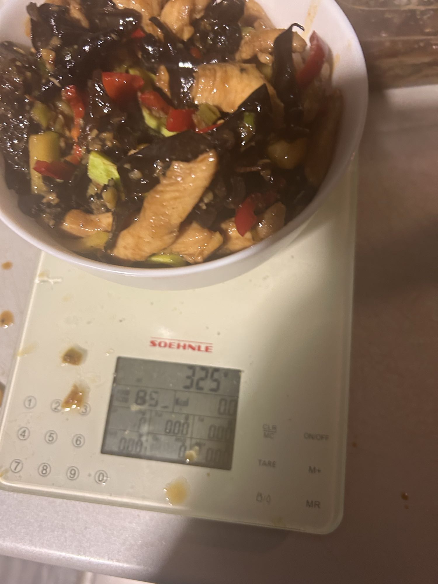 Chicken veggie stir-fry with soba noodles